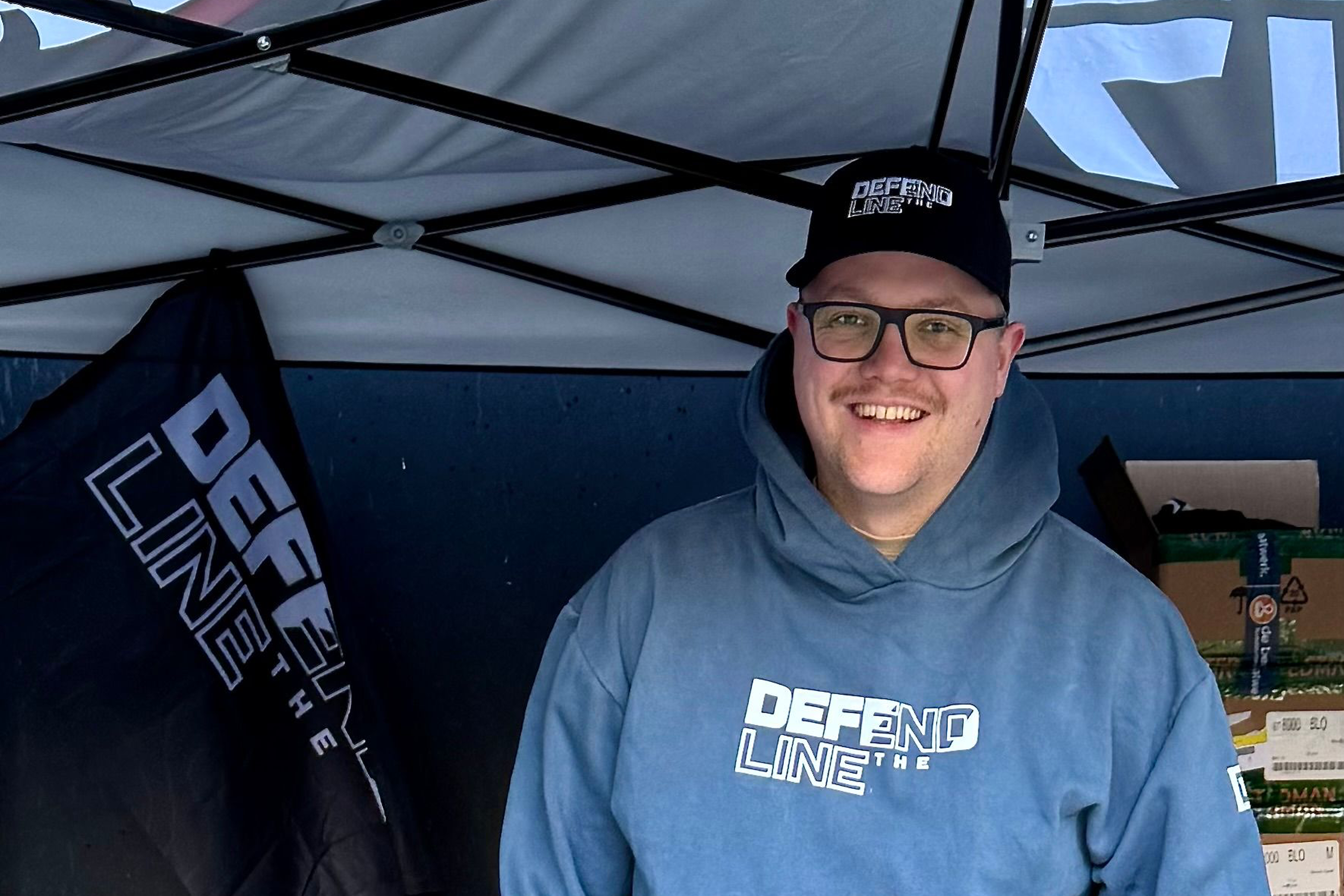 Martijn van THISLINE aan het werk