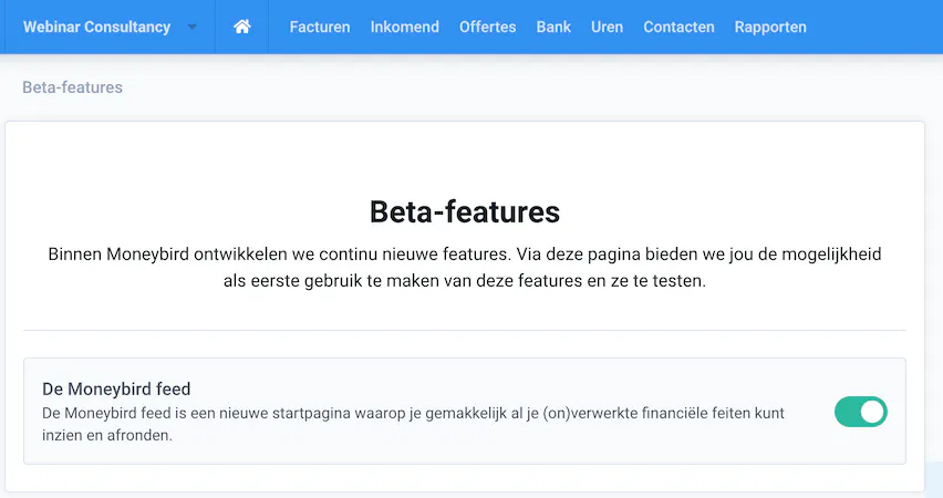 beta features