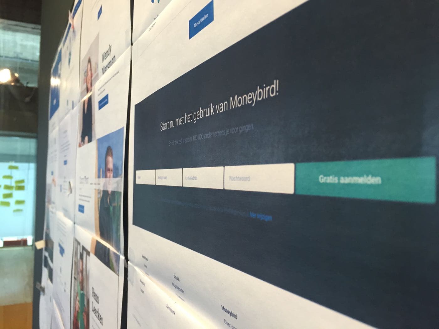 ontwikkeling van de nieuwe website