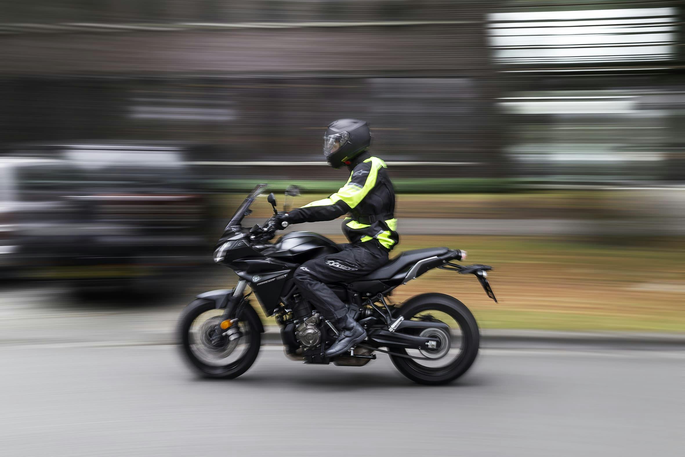 Elian op zijn motor