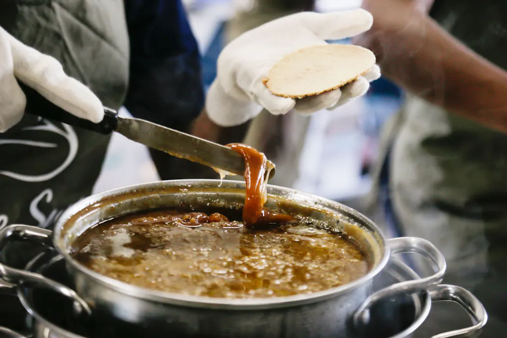 Pan stroop voor tussen de wafels