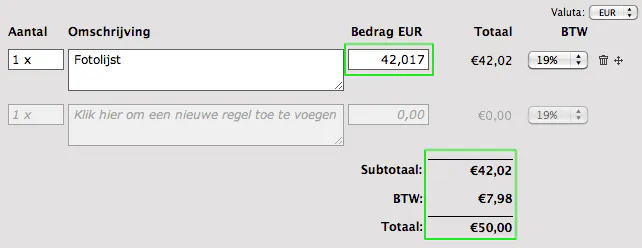 bedrag omrekenen