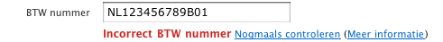 Btw-nummer controle