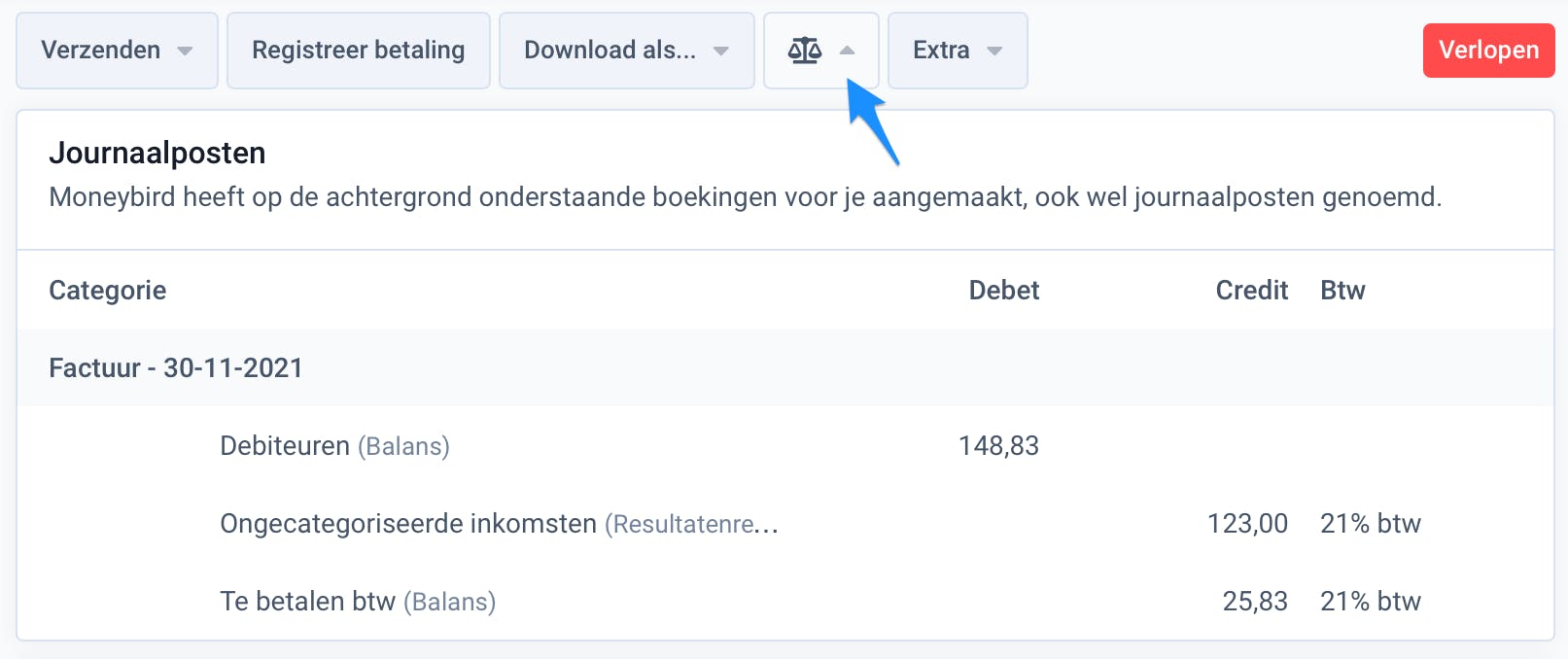 journaalposten bekijken