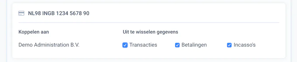 ING rekening koppelen