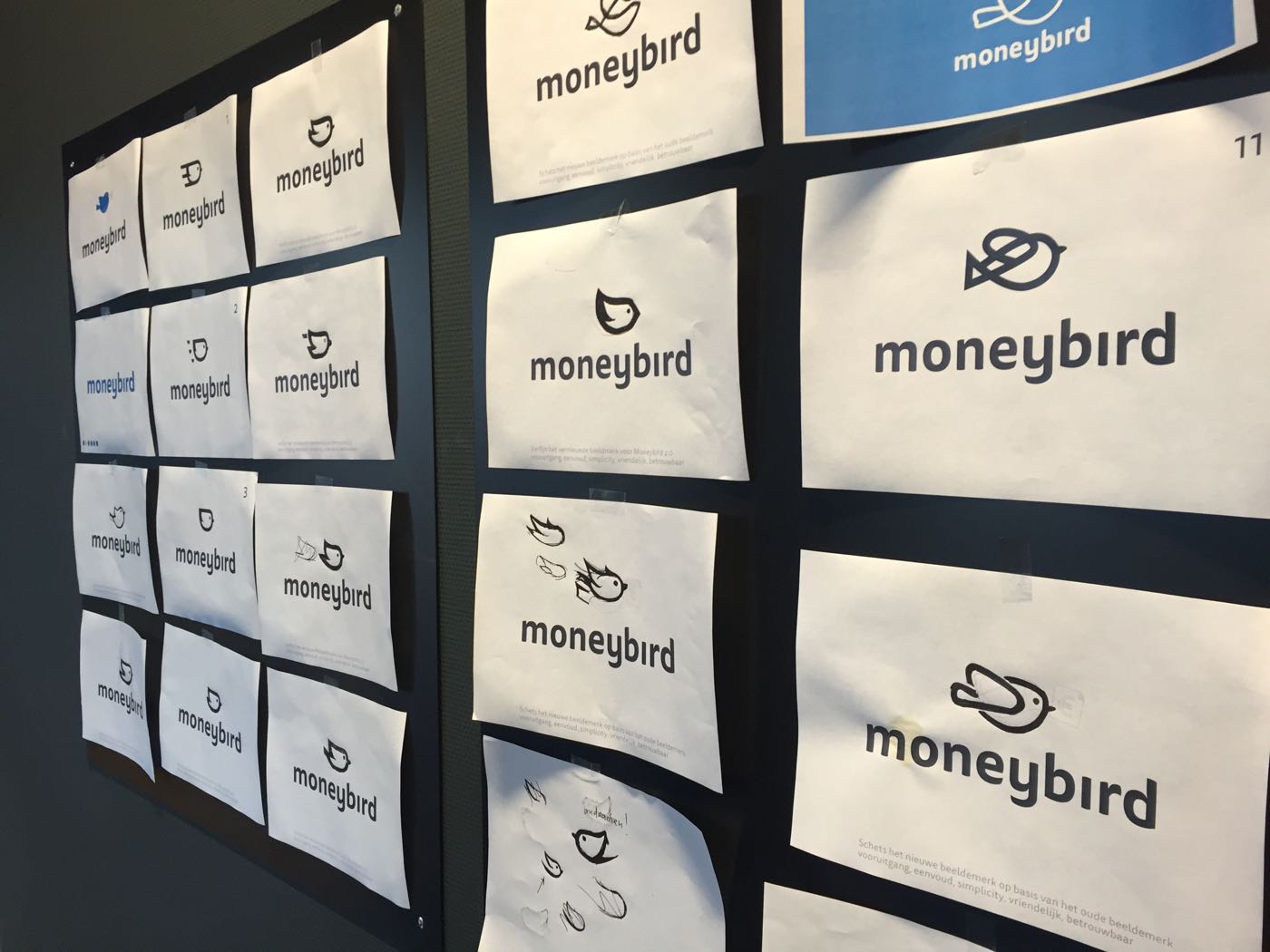 verschillende nieuwe logo's