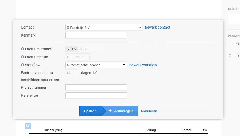 nog sneller factureren