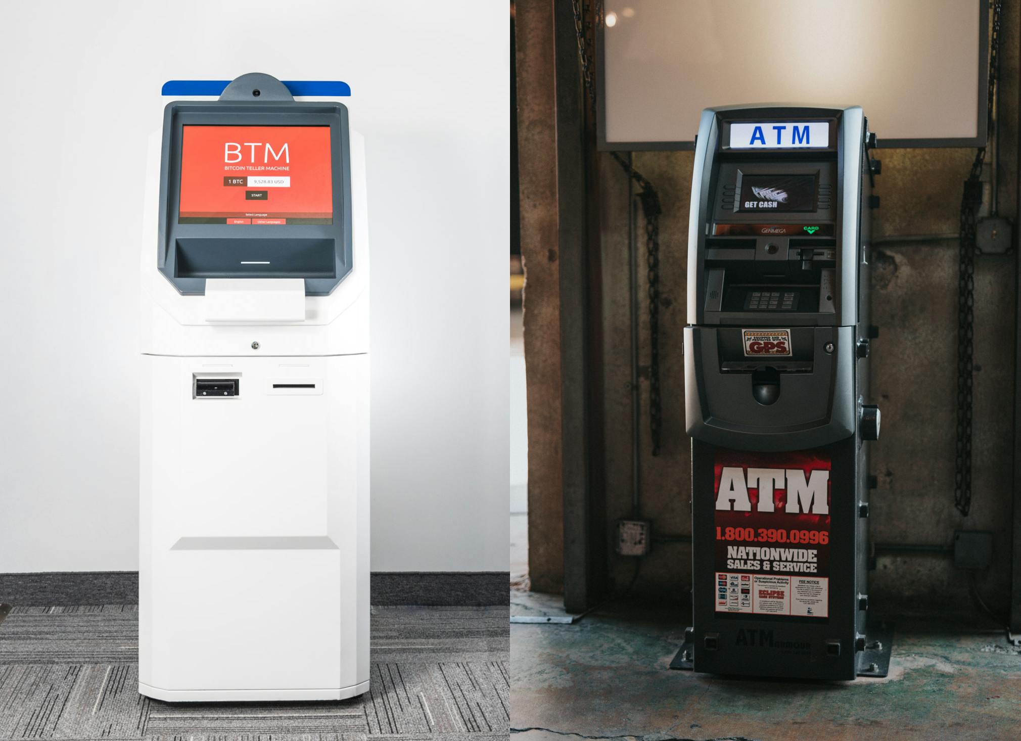 Bitcoin ATMs VS Regular ATMs | Bitaccess BTM