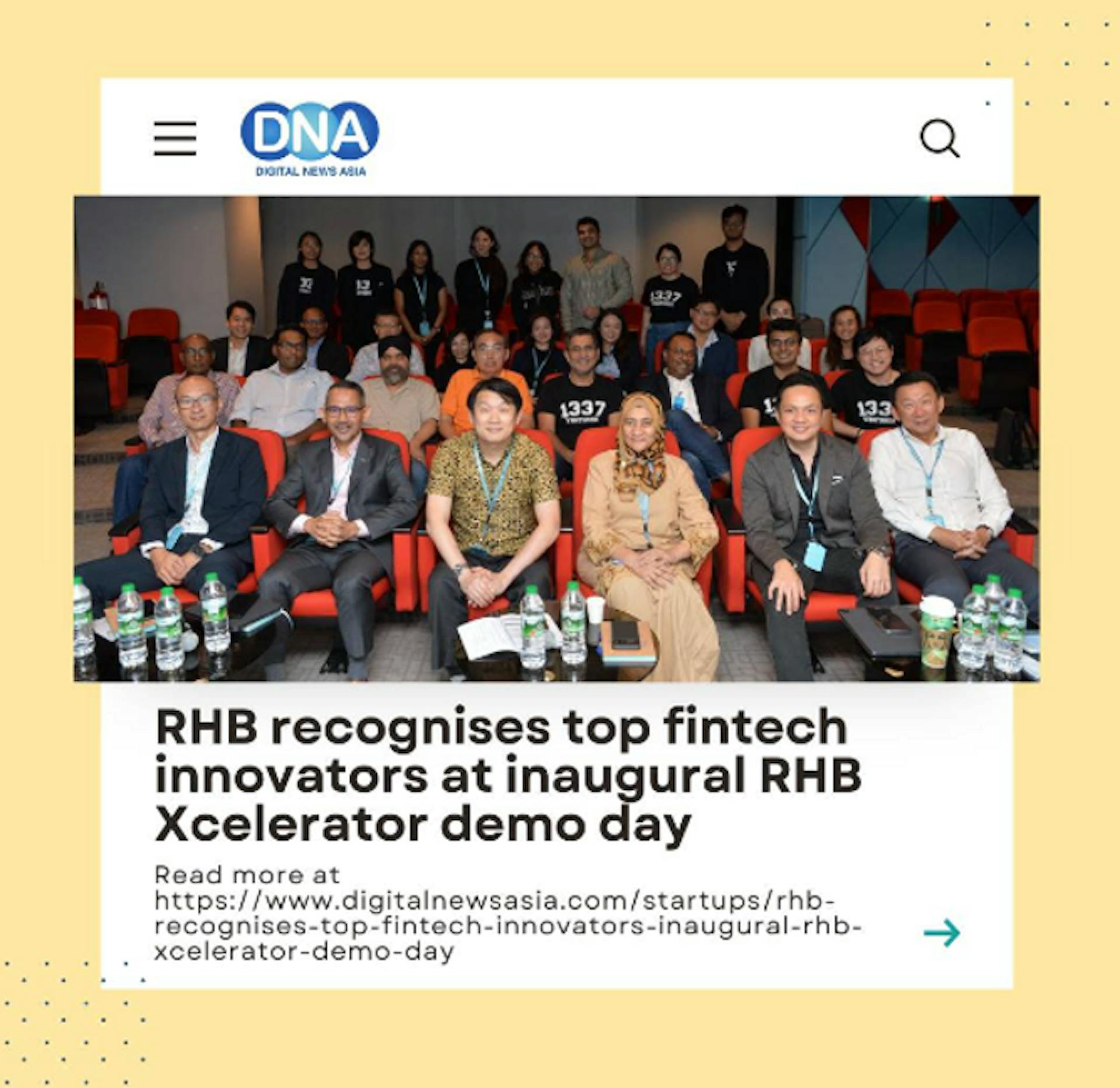 Woke Investing reached the finals of RHB Xcelerator Programme