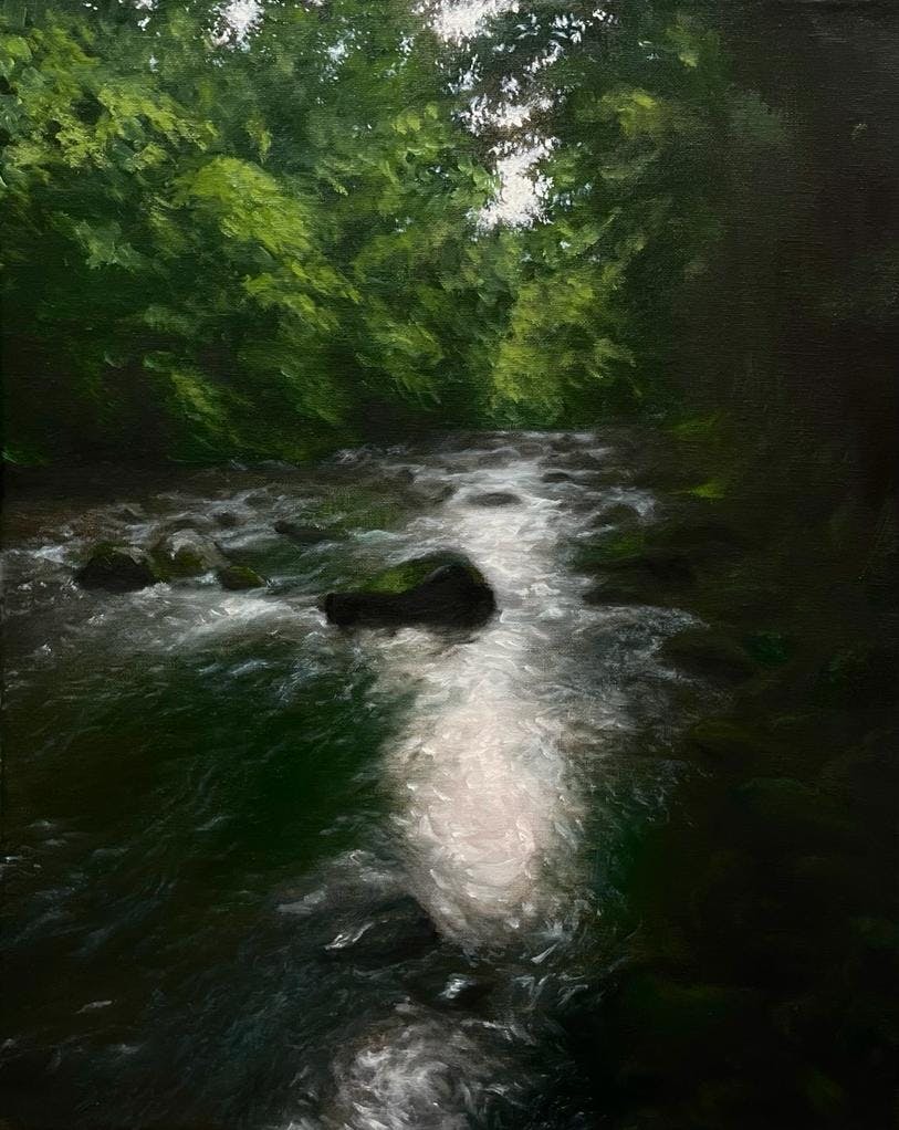 painting of a river in Tennessee