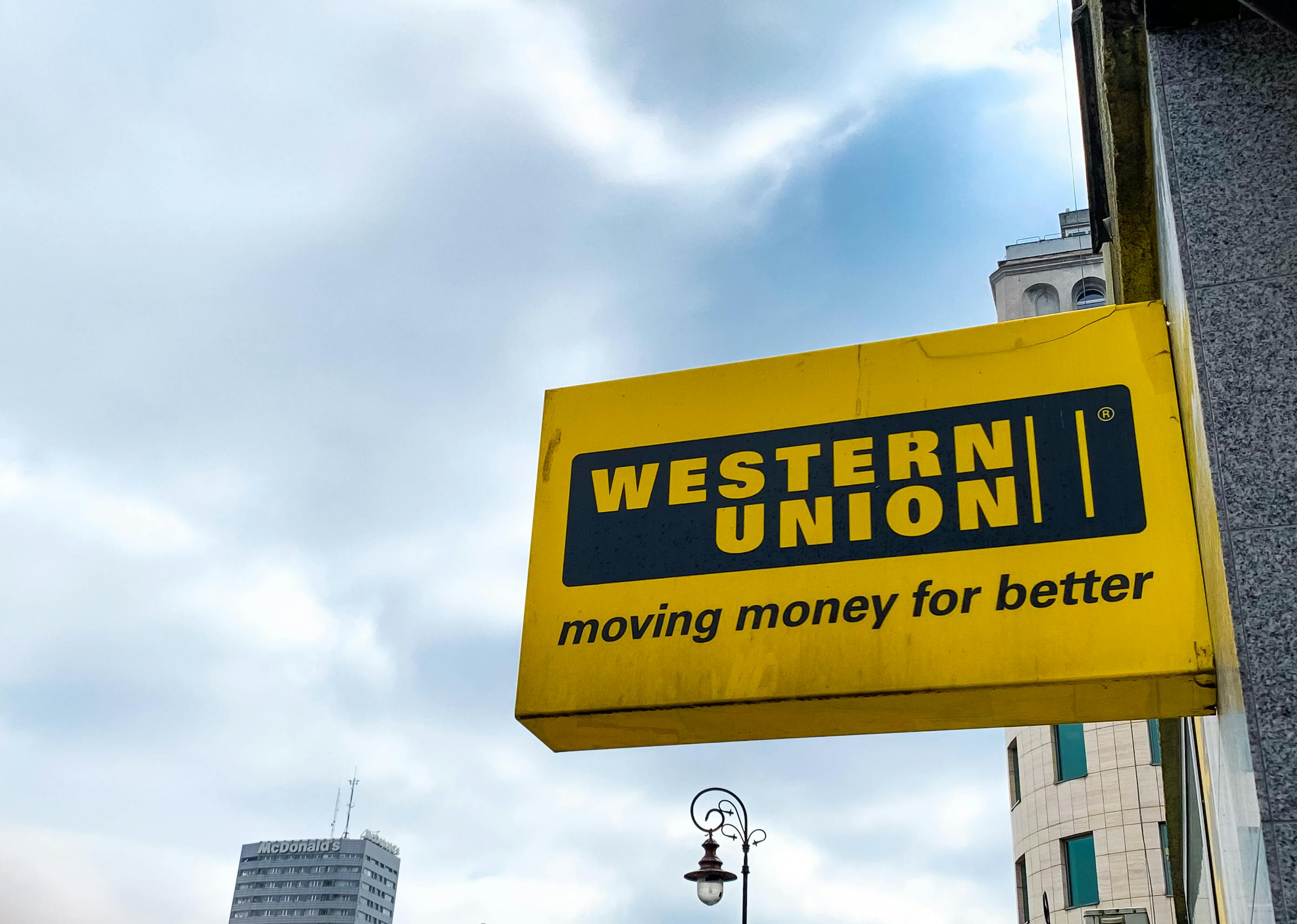 WESTERN UNION MONEY TRANSFER Editorial Photography - Image of cash