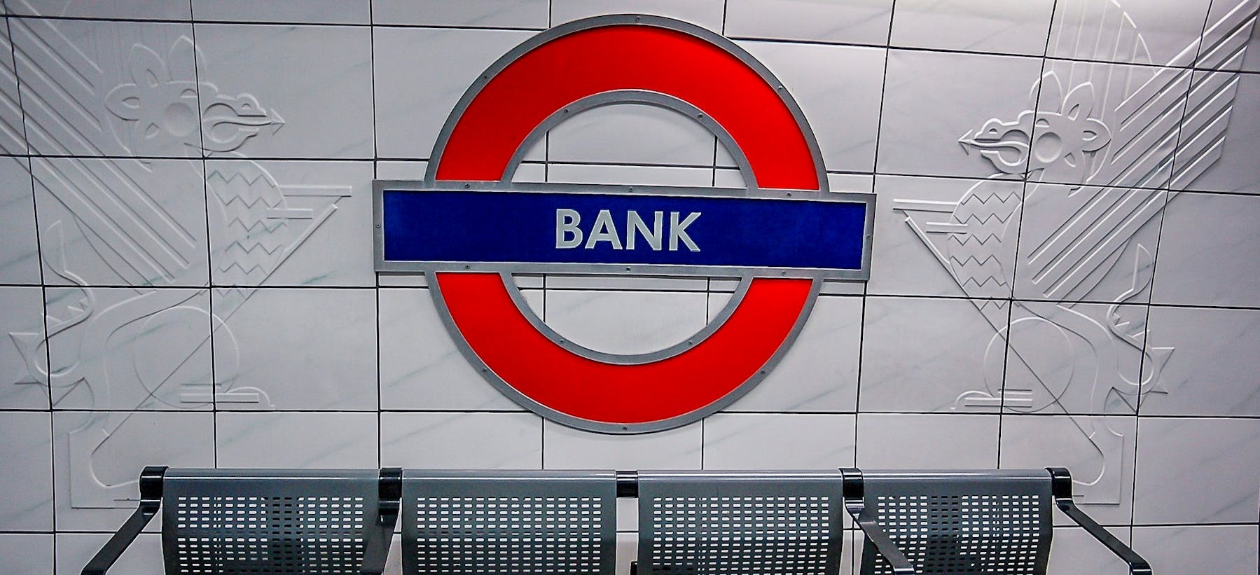 station de metro Bank au Royaume-Uni