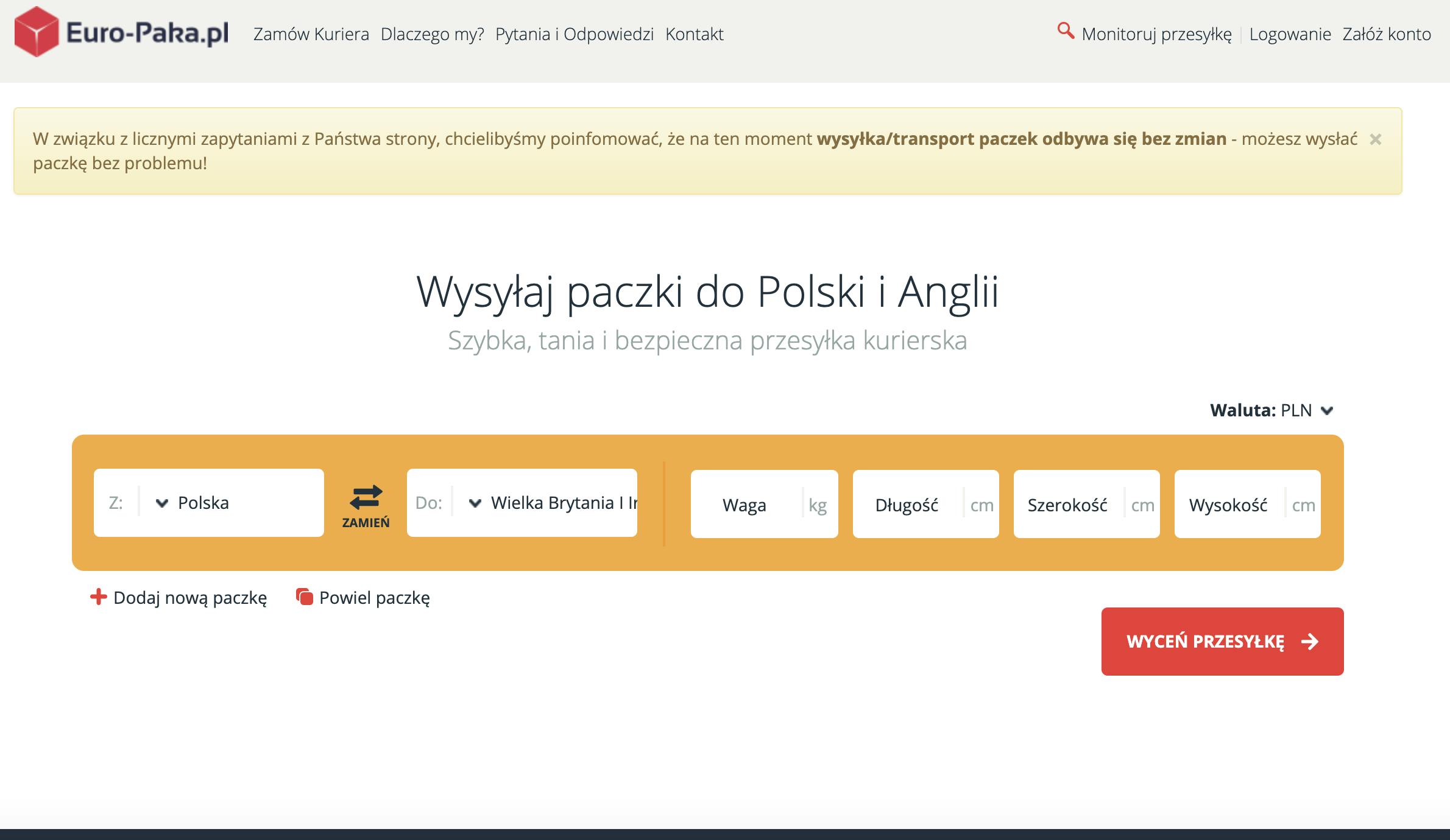Paczki do Polski tanie i szybkie paczki z Anglii do Polski 2023