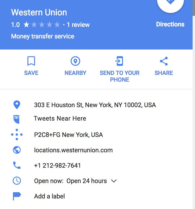 How to find money transfer services near me