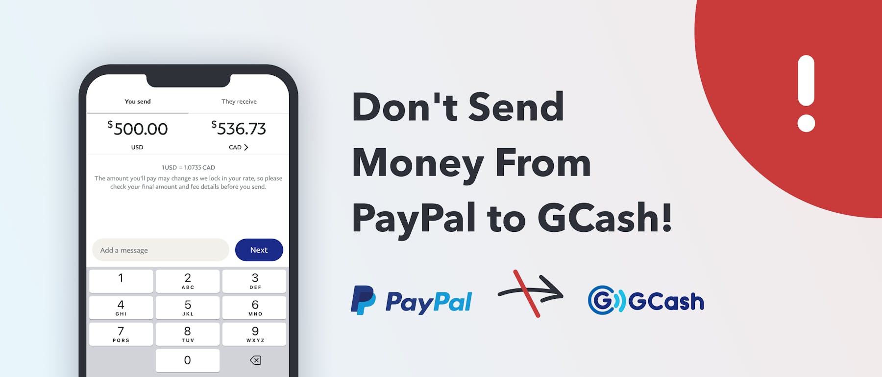 How to transfer money from PayPal to GCash