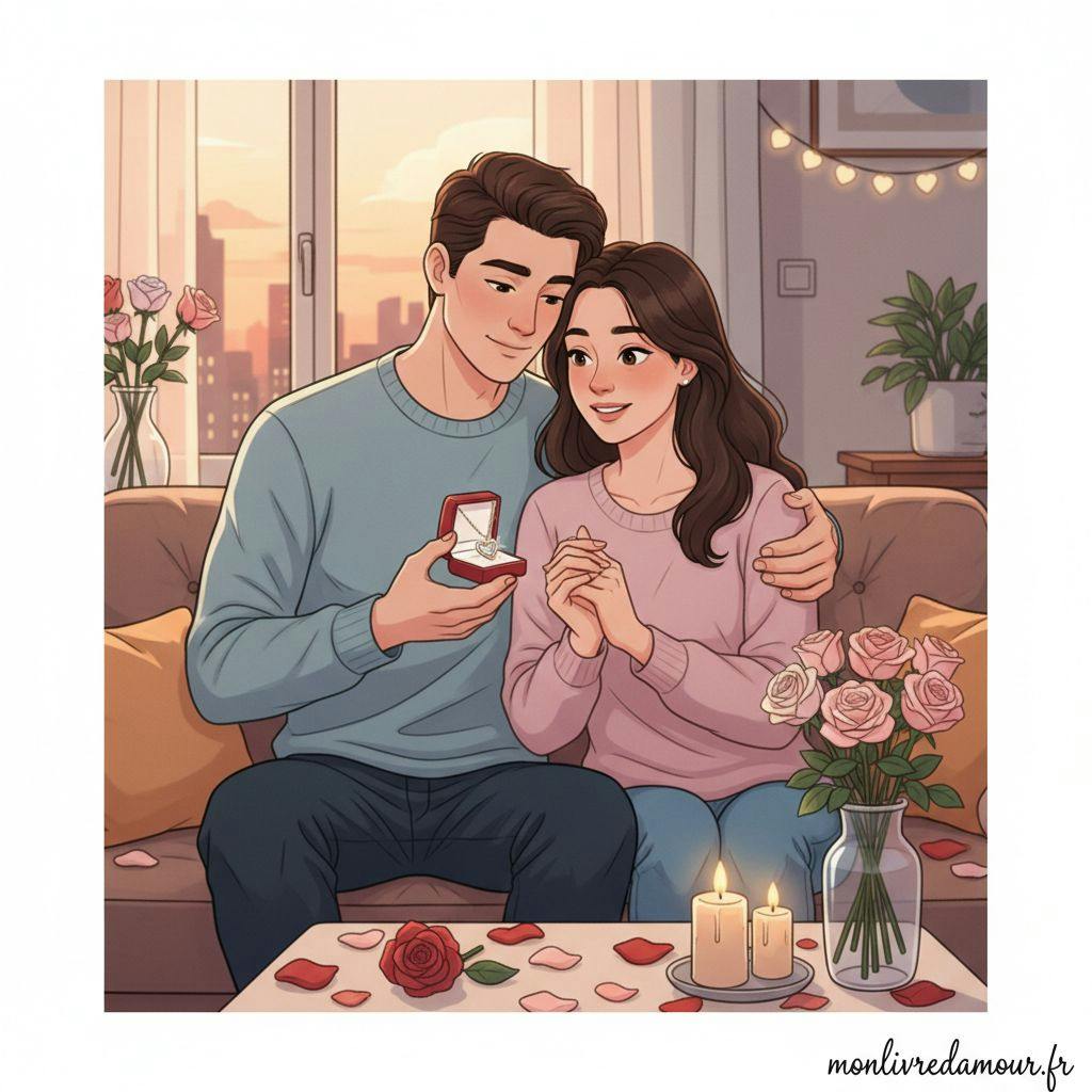 Belle illustration pour collier saint valentin