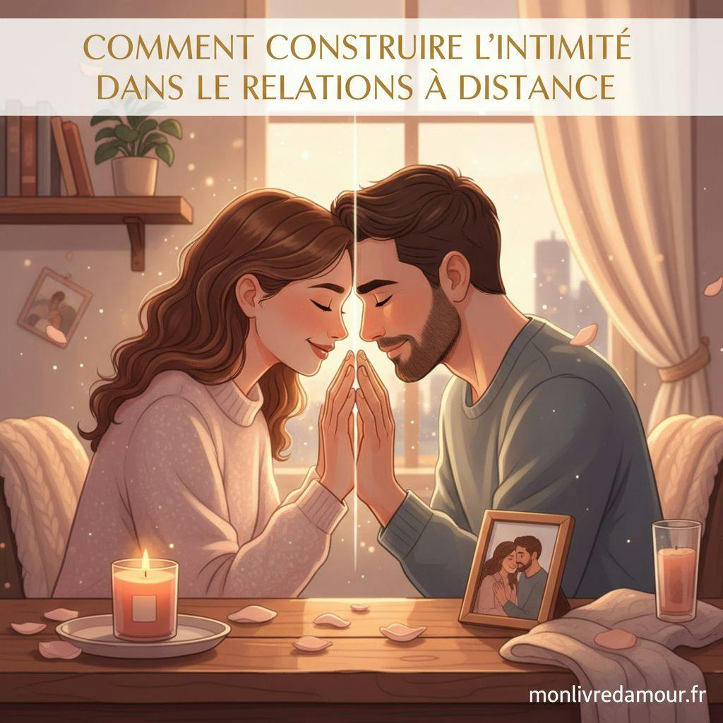 Beautiful illustration for Comment construire l'intimité dans les relations à distance