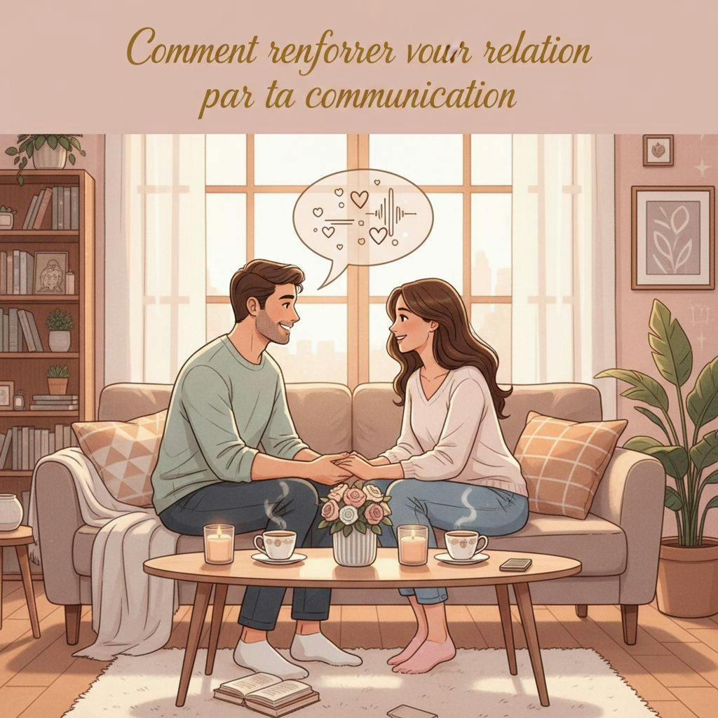 Beautiful illustration for Comment renforcer votre relation par la communication