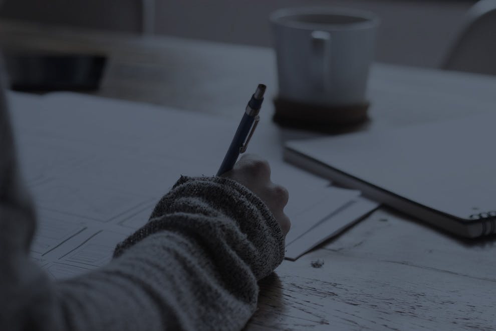 writing on paper
