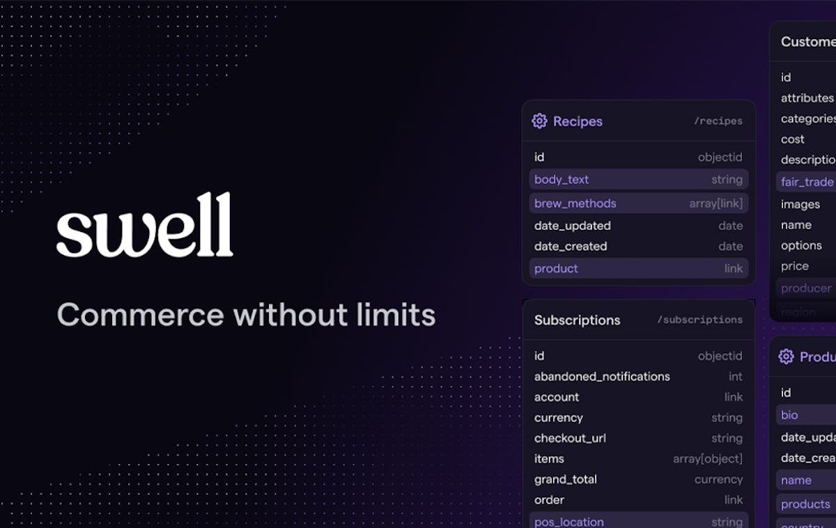 Swell dashboard