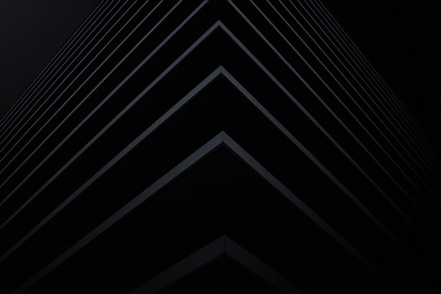 sharp corner of building