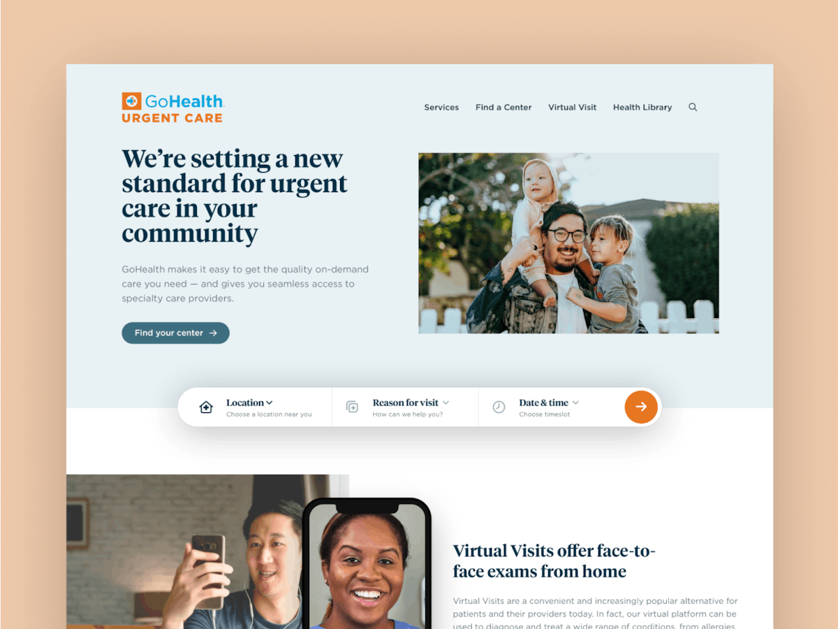GoHealth's new website