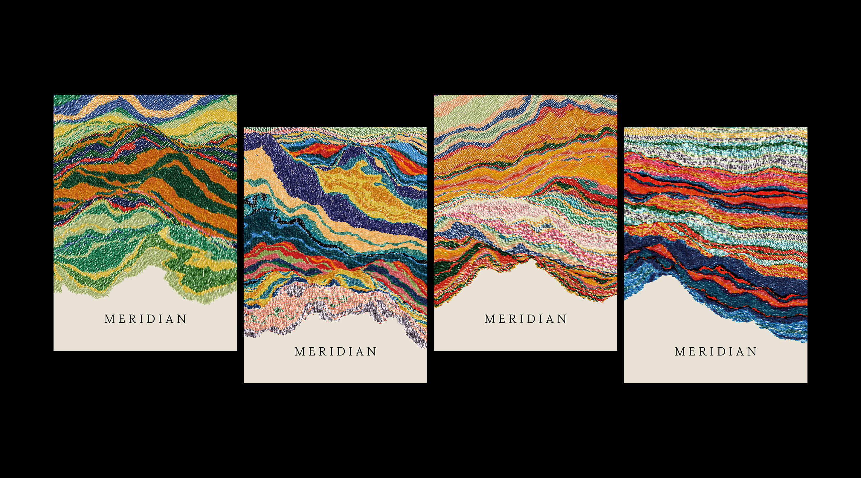 Meridian - Four different covers