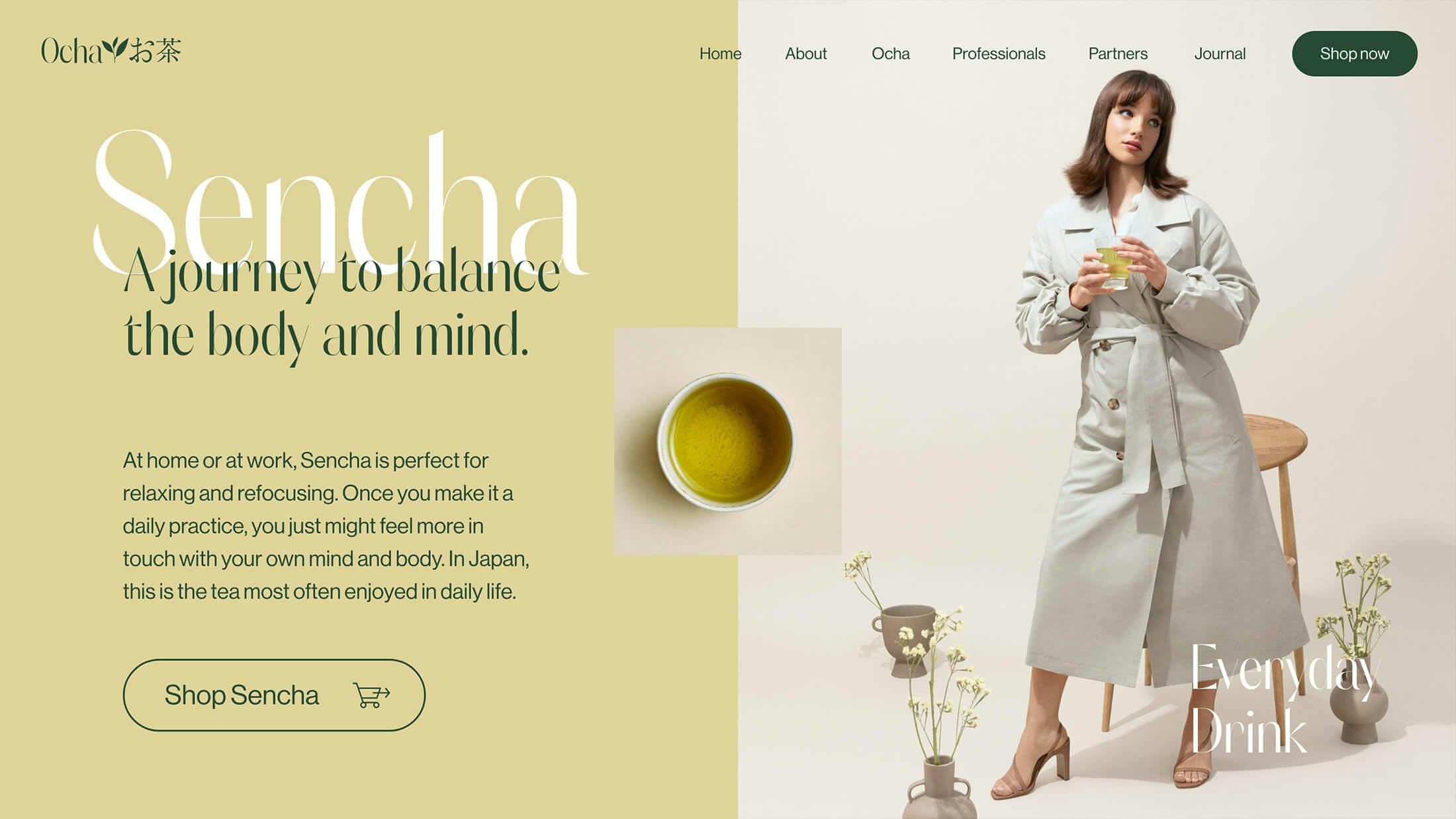 Ocha Japanese Green Tea for JETRO/JFOODO site & Photography Work monopo london