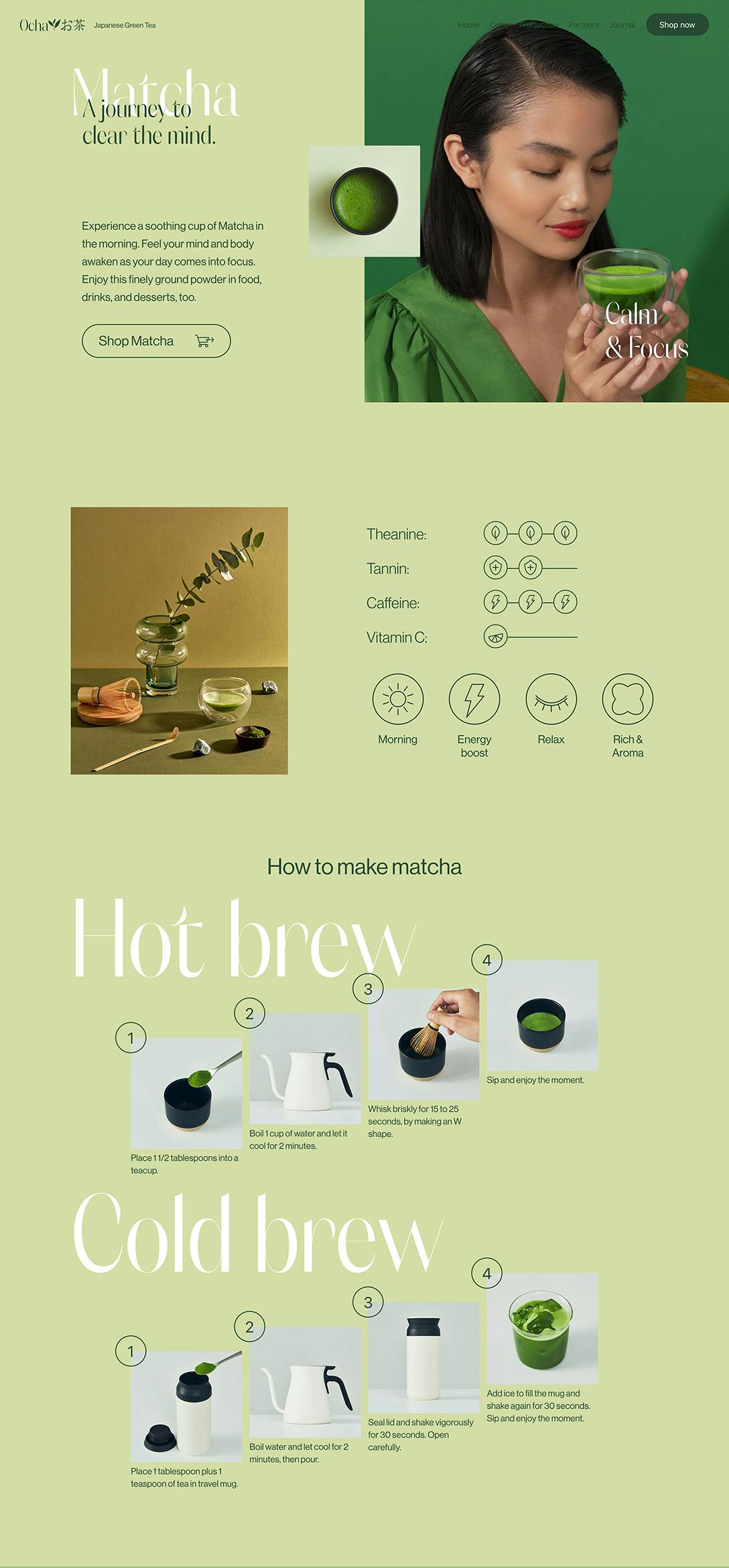 Ocha Japanese Green Tea for JETRO/JFOODO site & Photography Work monopo london