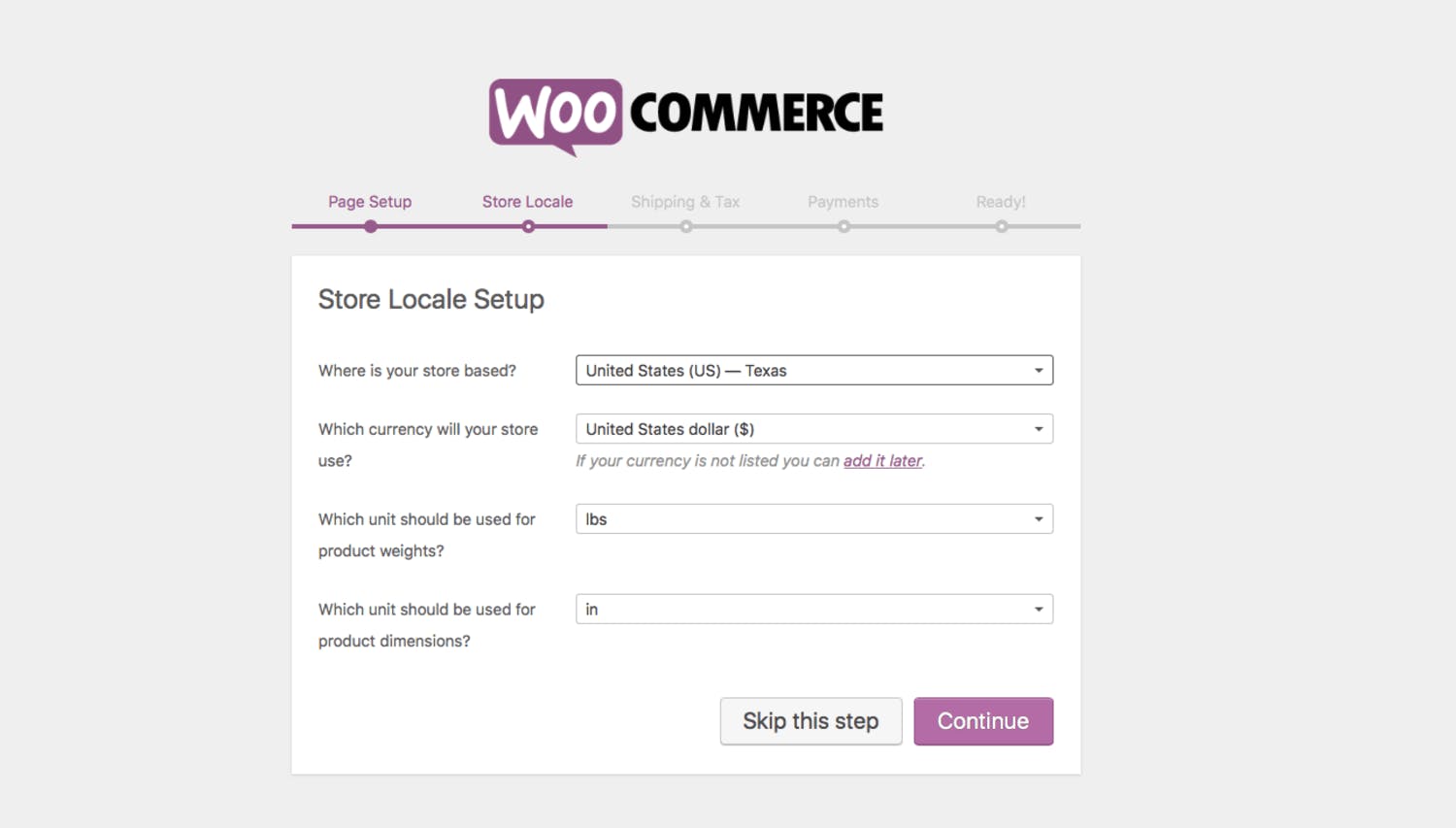 Preview WooCommerce 2