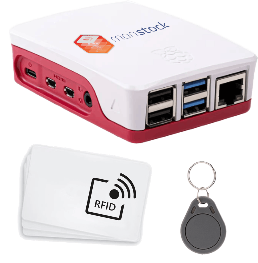 Rasperry pi 4 + lecteur RFID