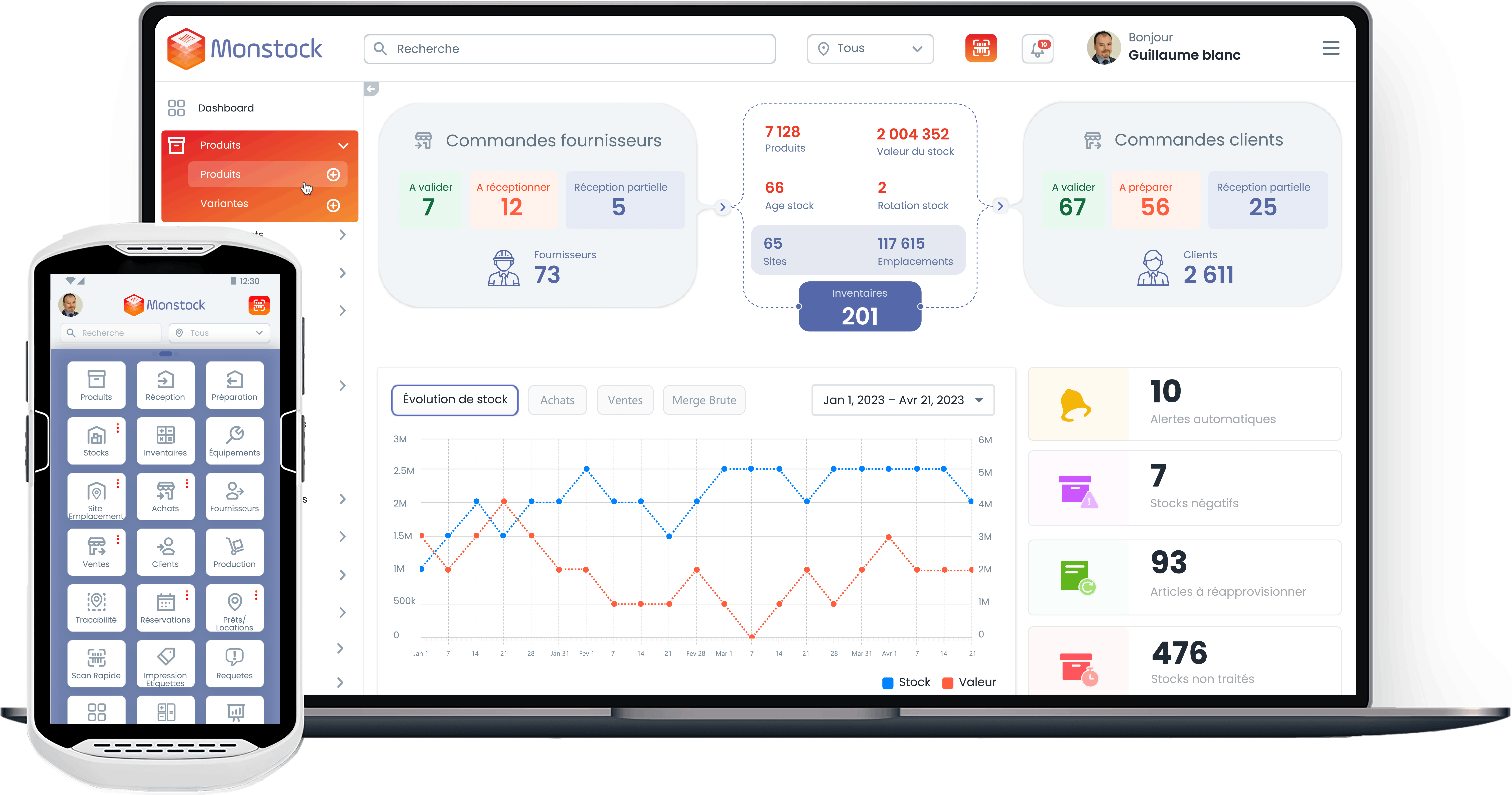 Monstock BTP / locais de construção