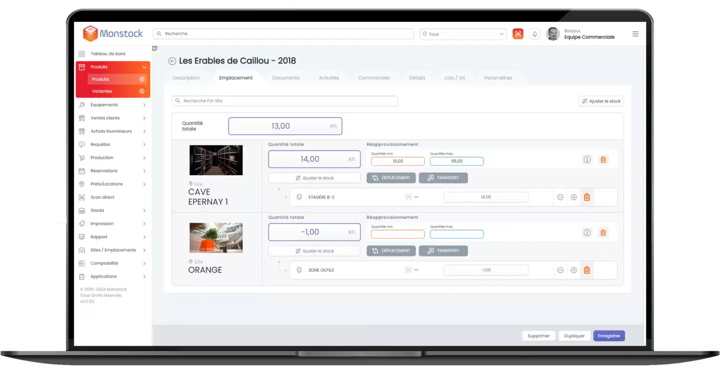 Mockup Multi site et emplacement