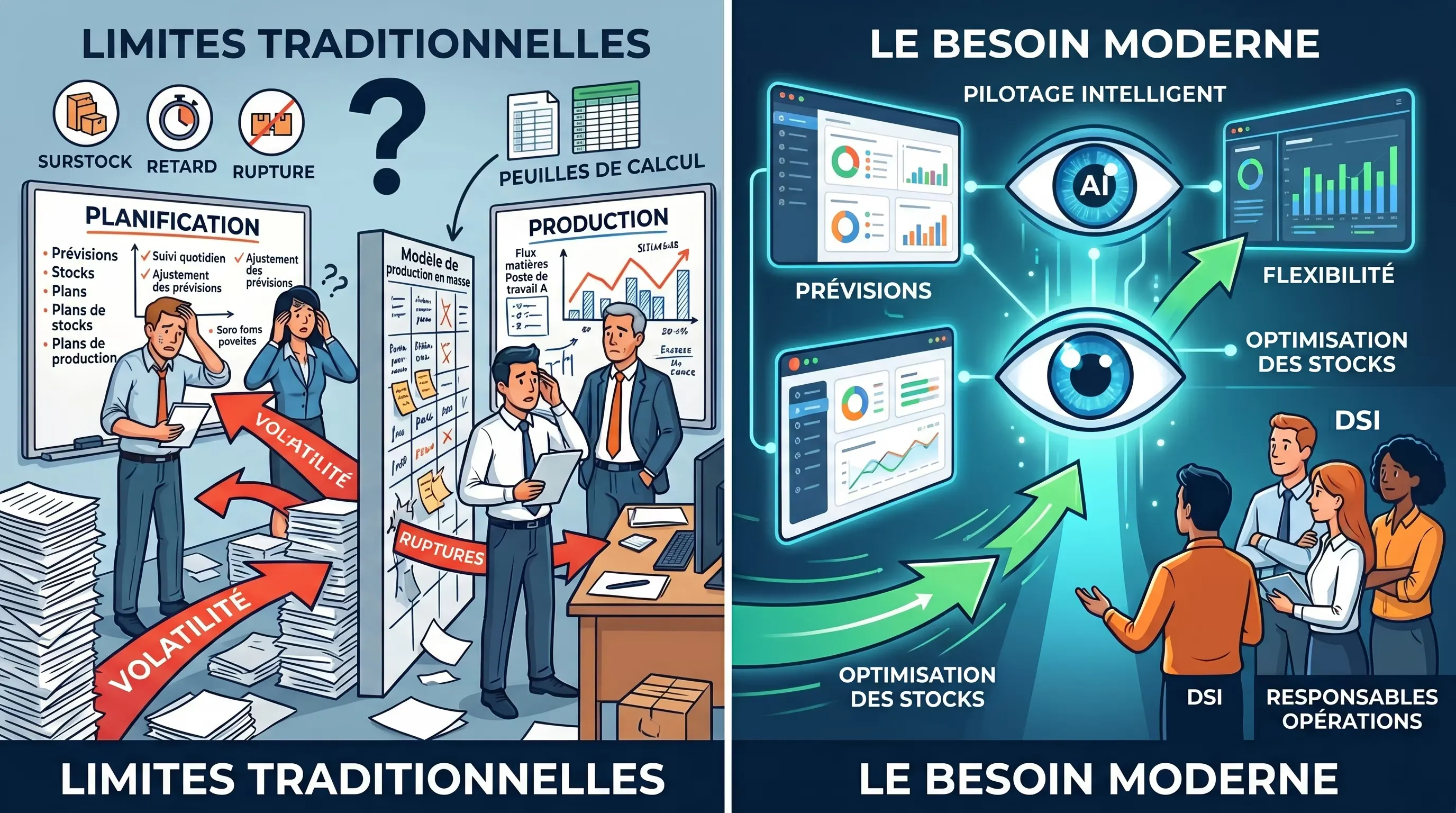 Traditionnelle vs Moderne