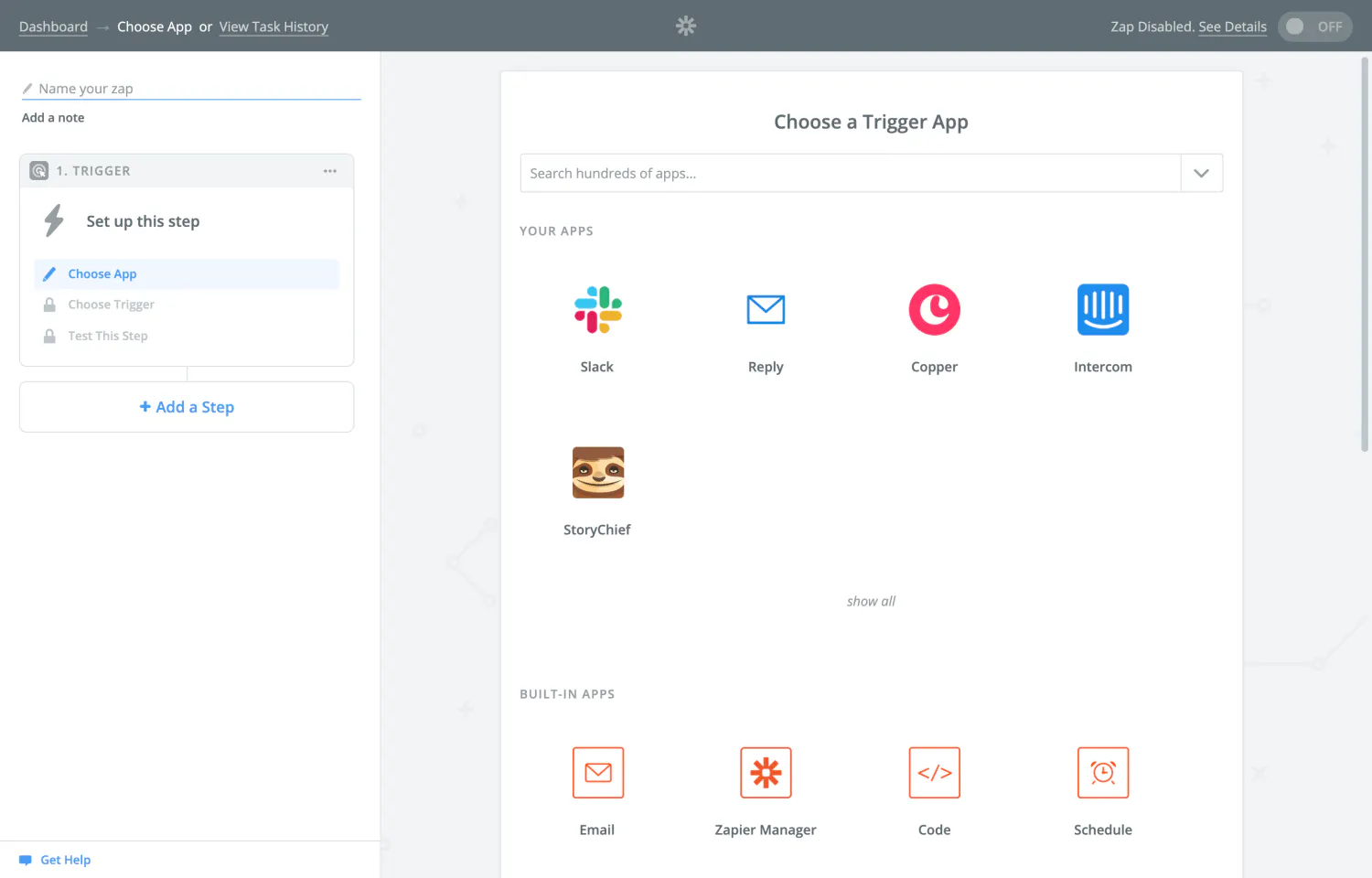 Preview Zapier 2