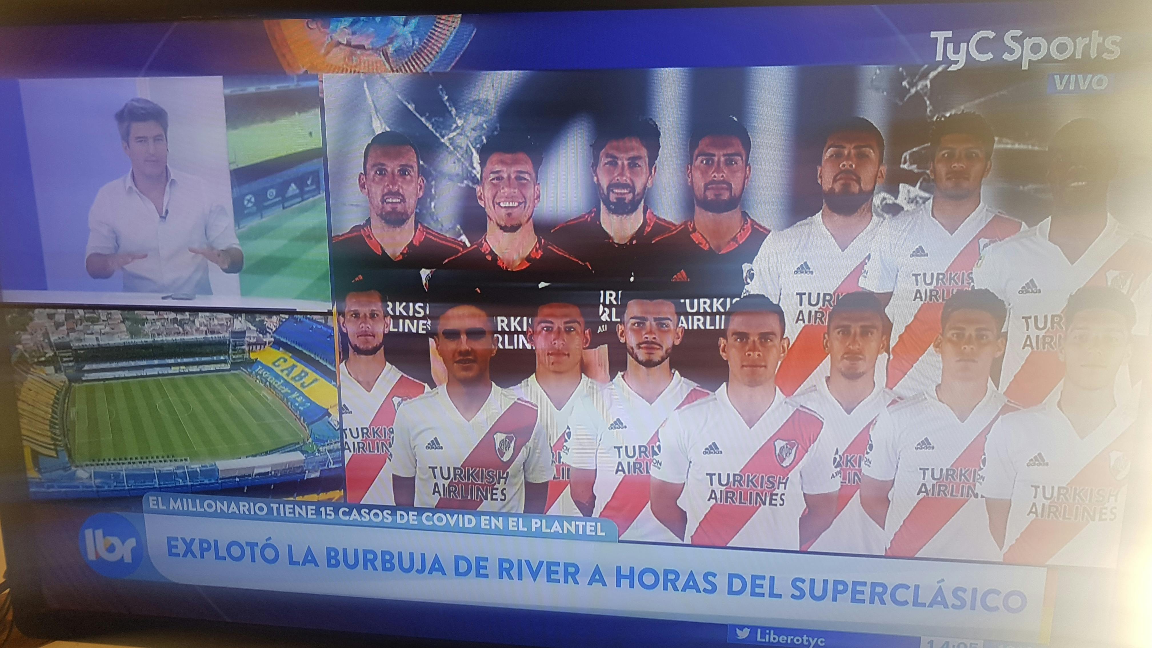 burbuja contagios river