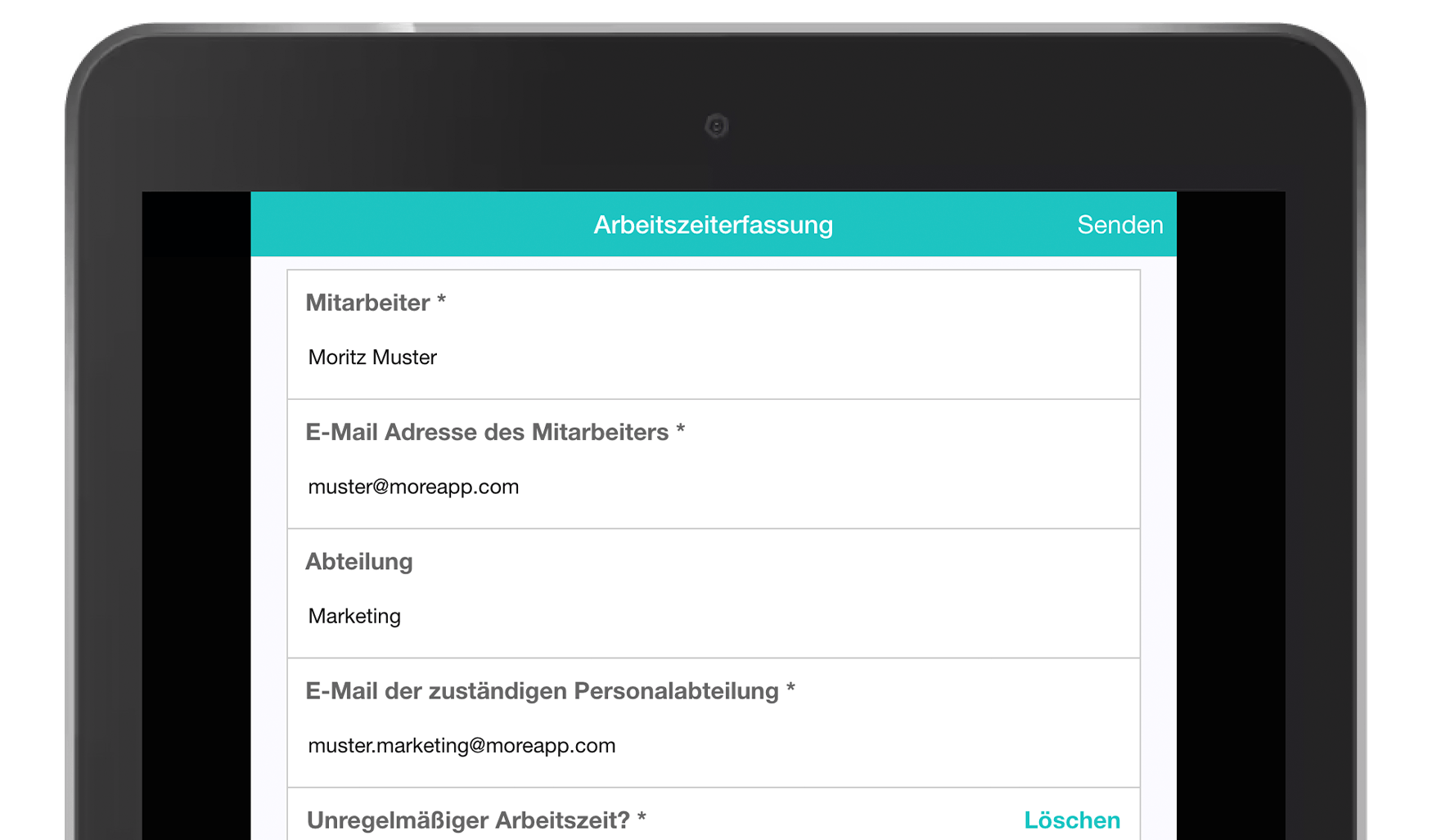 MoreApp Arbeitszeiterfassungs-App