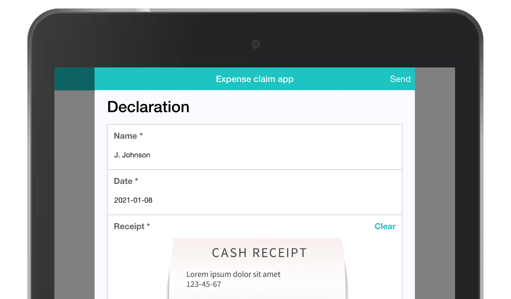 MoreApp Expense claim app