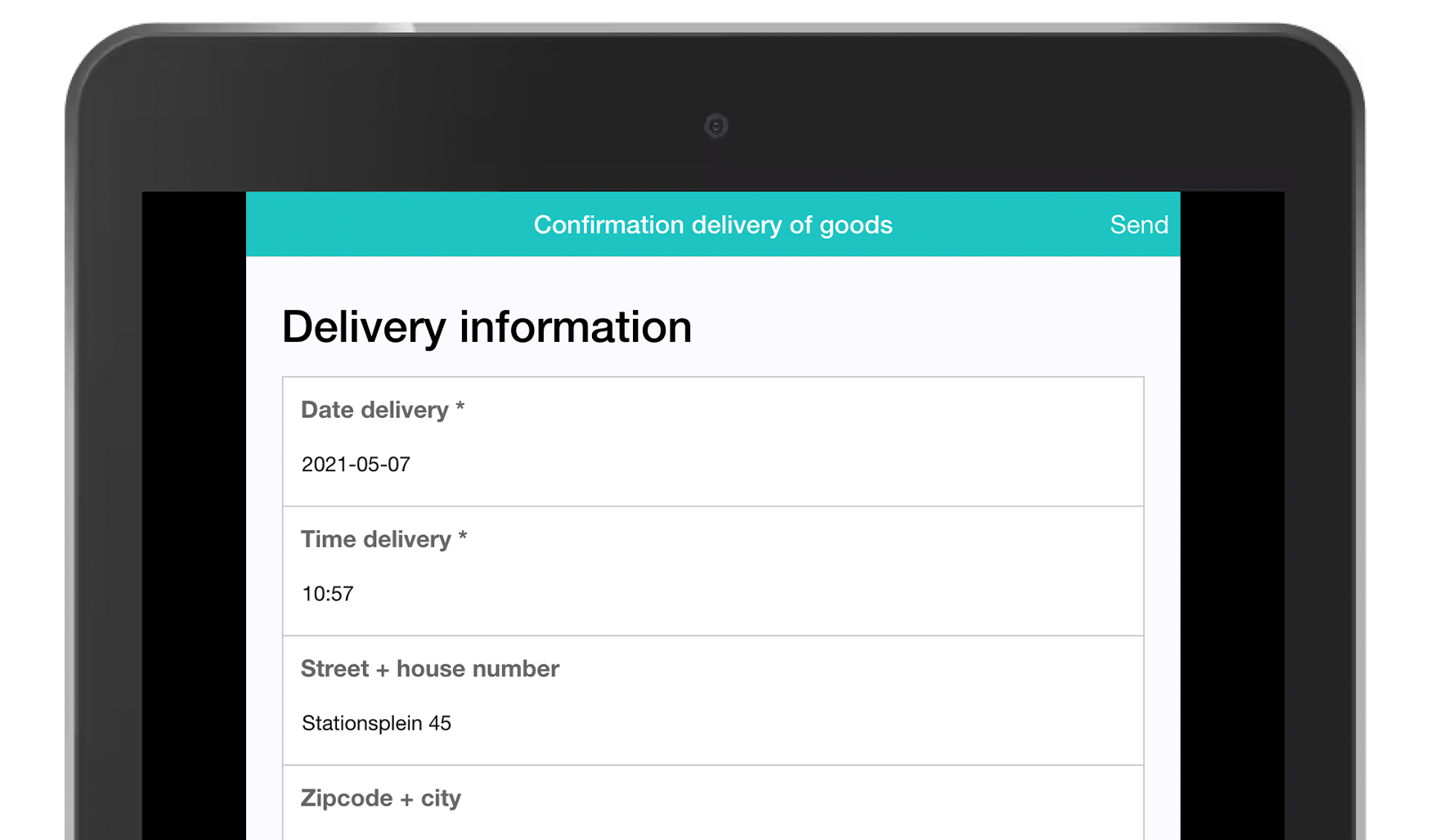 MoreApp Confirmation of Delivered Goods App