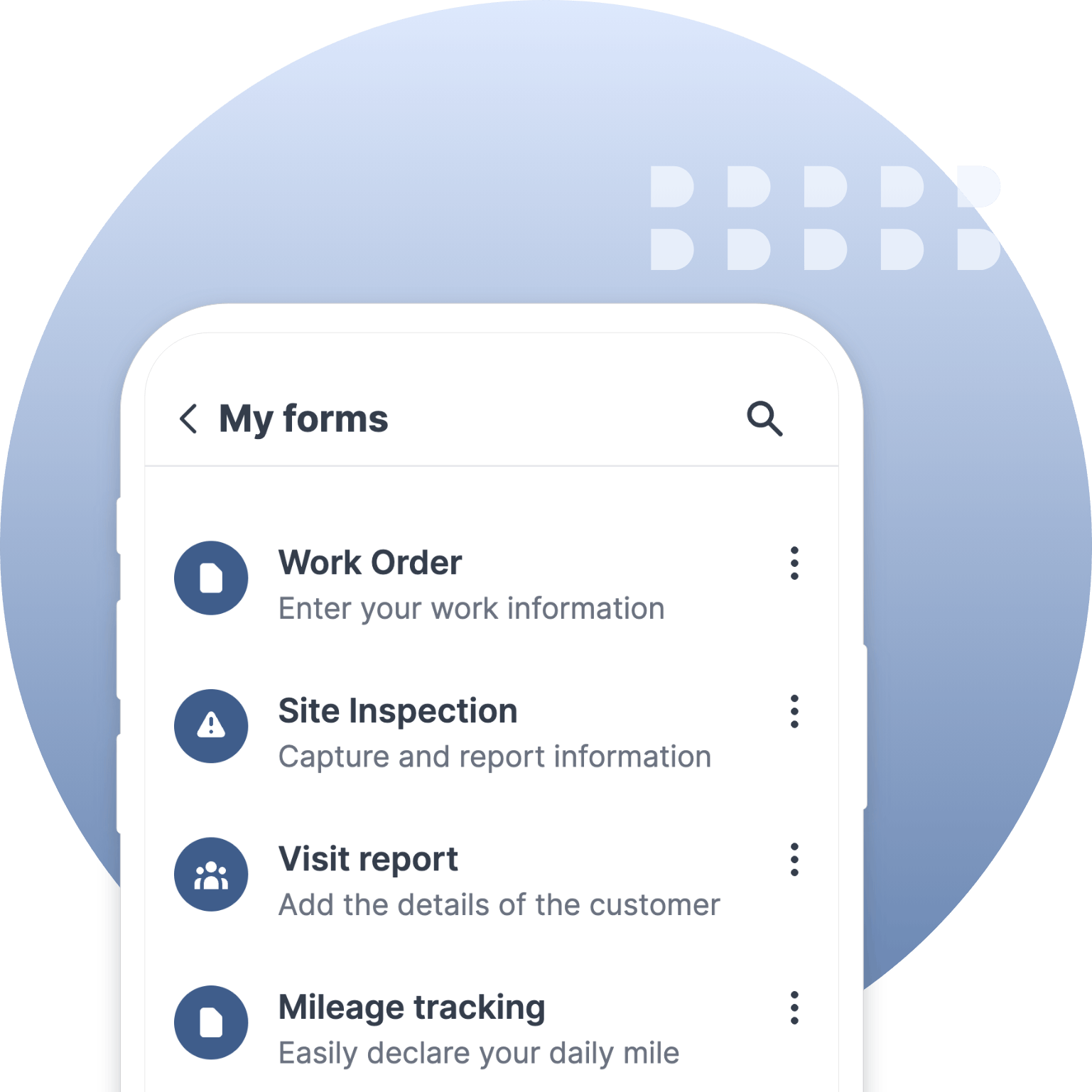 Different types of digital forms