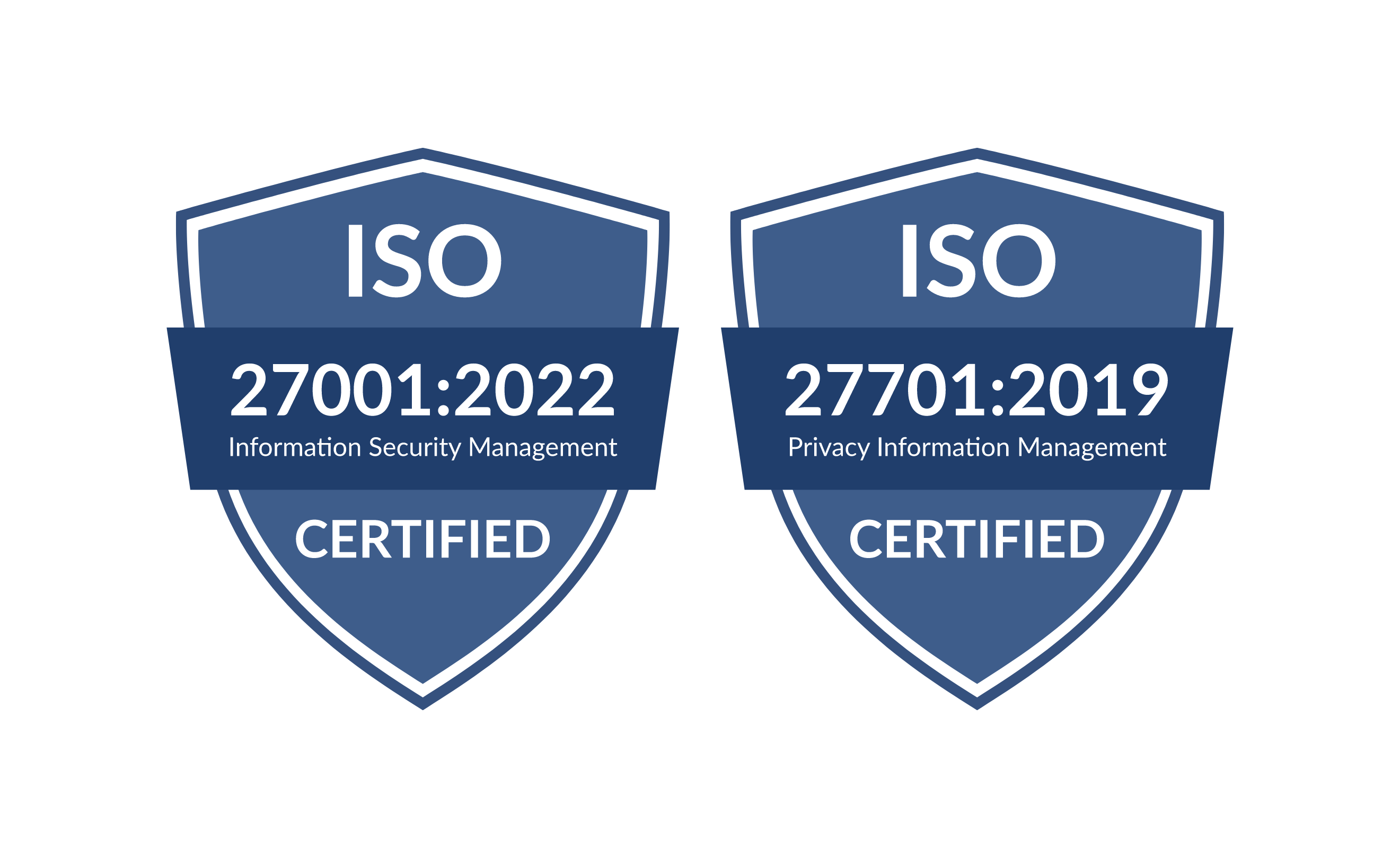 MoreApp is ISO 27001 and ISO 27701 certificates 