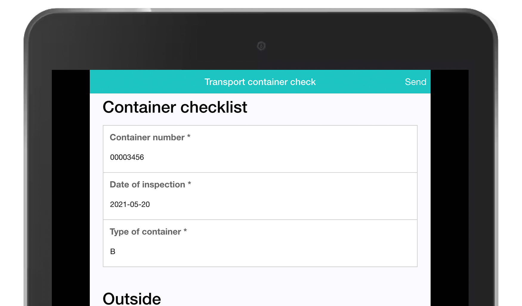 MoreApp Transport container check app