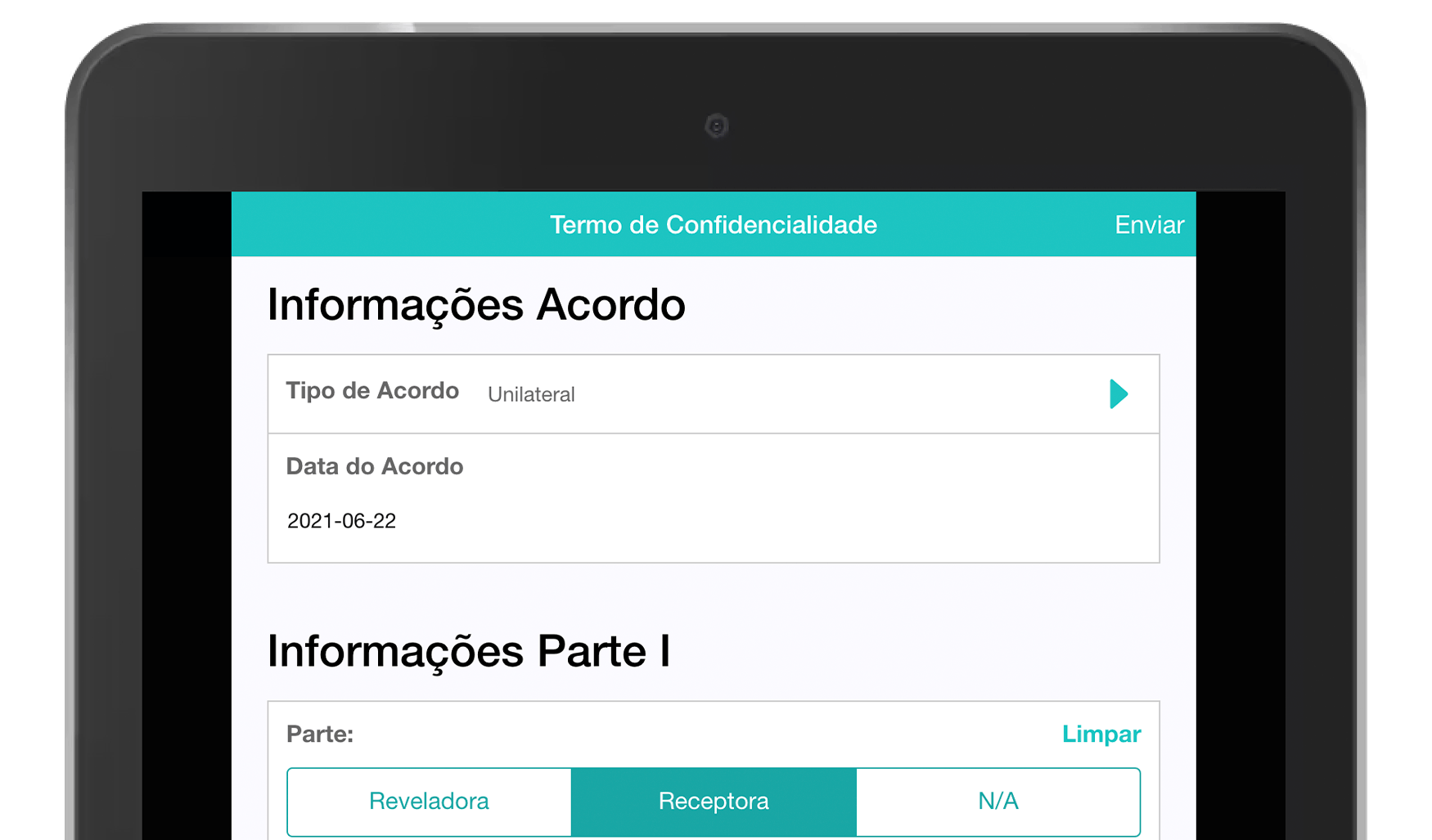 MoreApp Gerador de Formulários de Termo de Confidencialidade