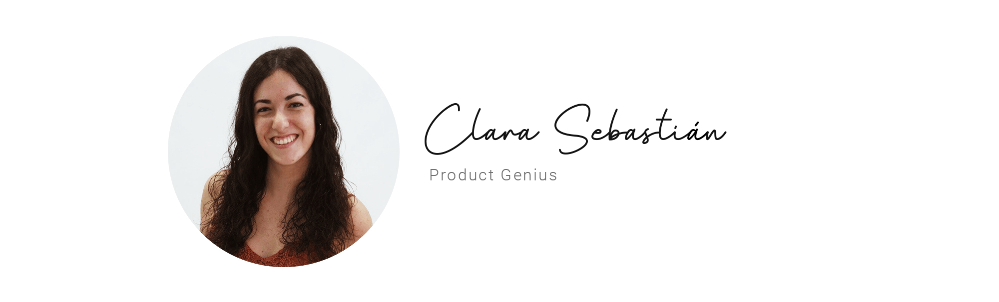 Clara Sebastian Product Genius