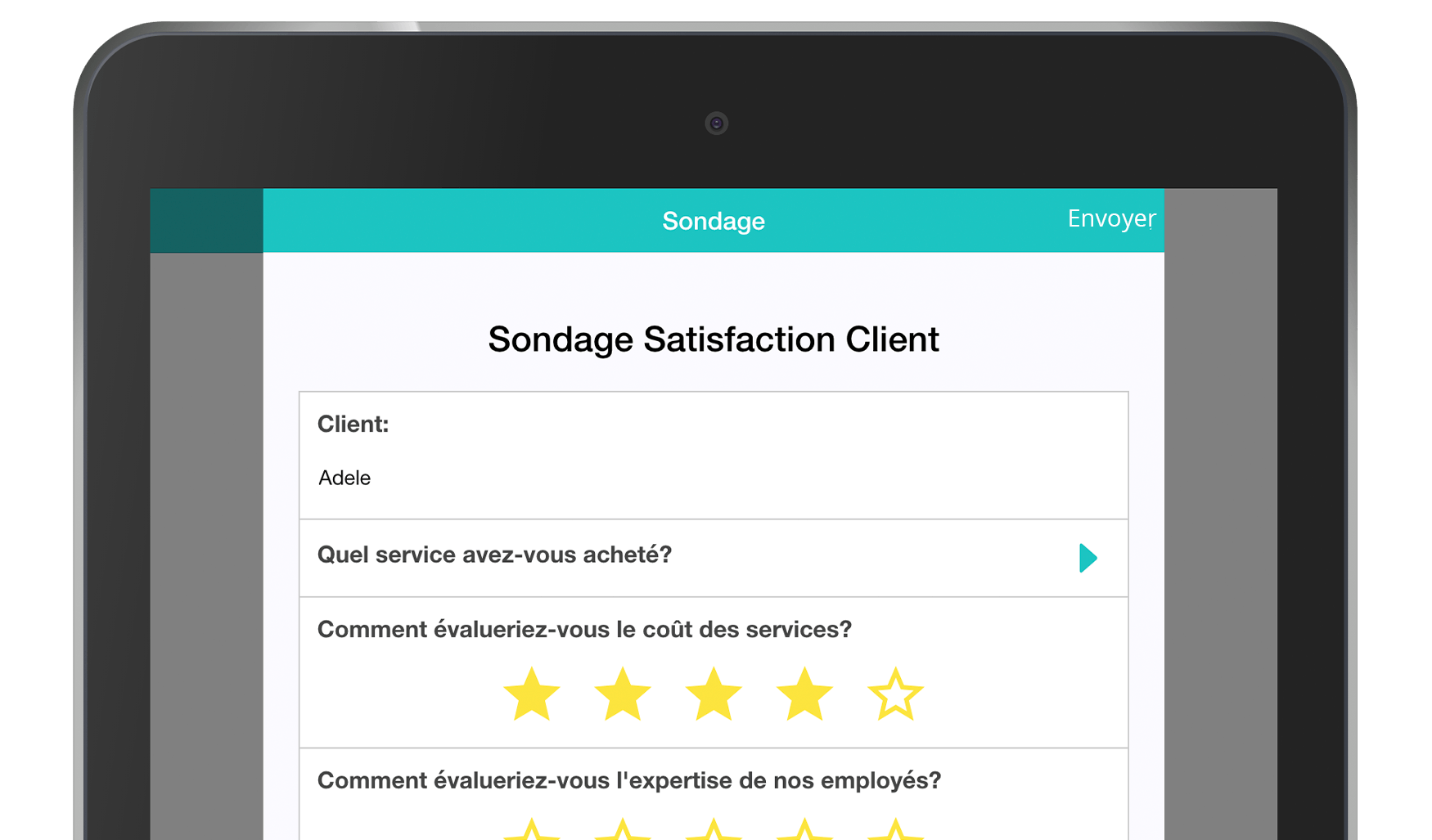 Application Formulaires Sondage MoreApp