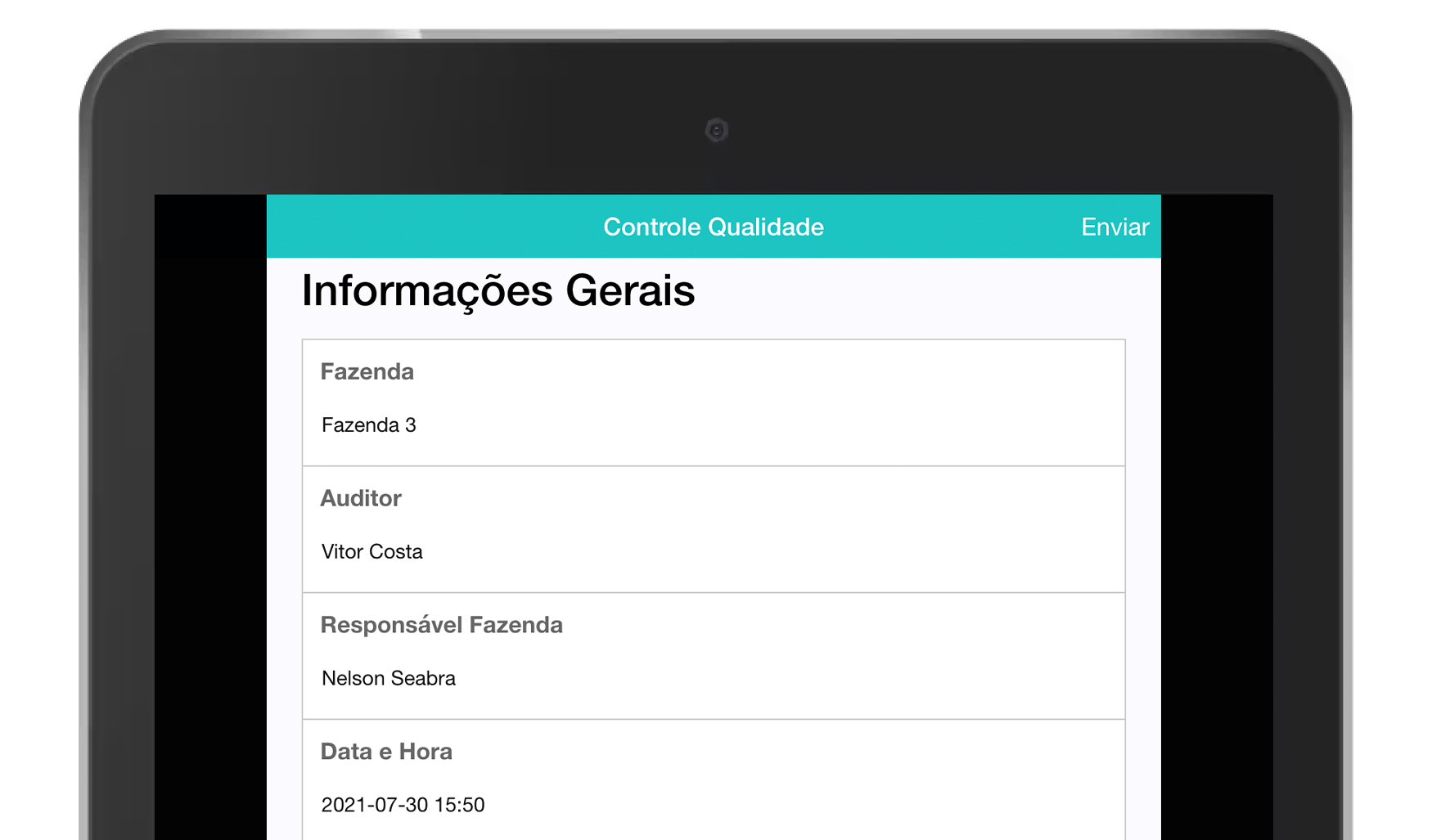 MoreApp Controle de Qualidade App