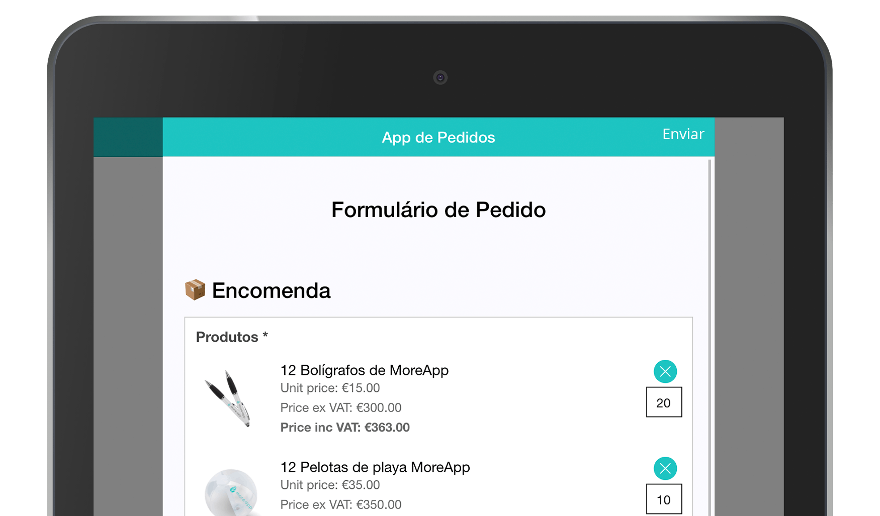 MoreApp Ordem de Pedidos App