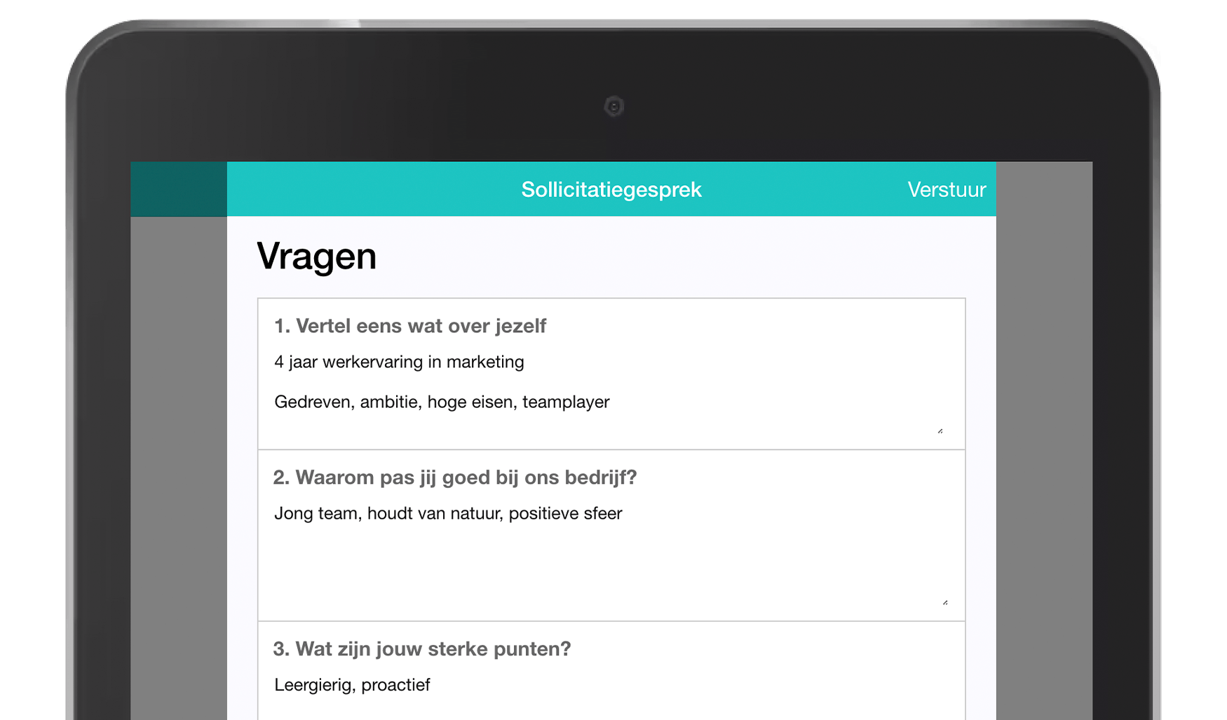 MoreApp Digitale Sollicitatiegesprekken