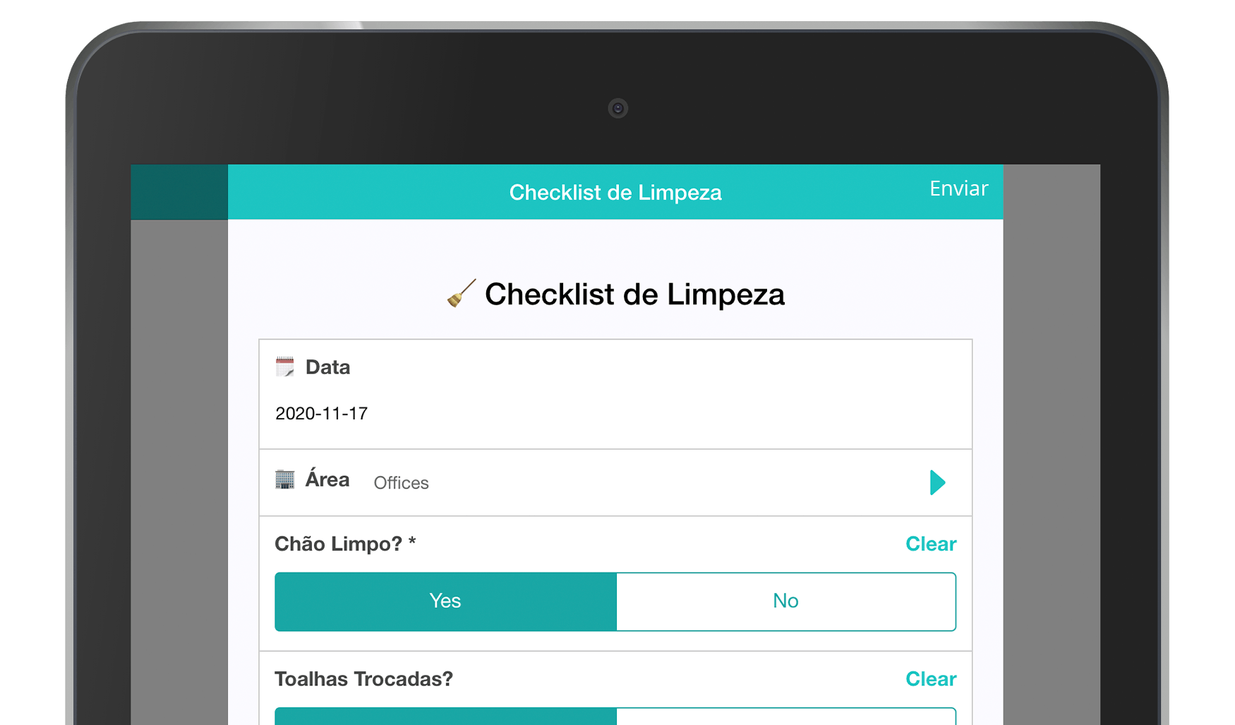 Formulário de Checklist MoreApp