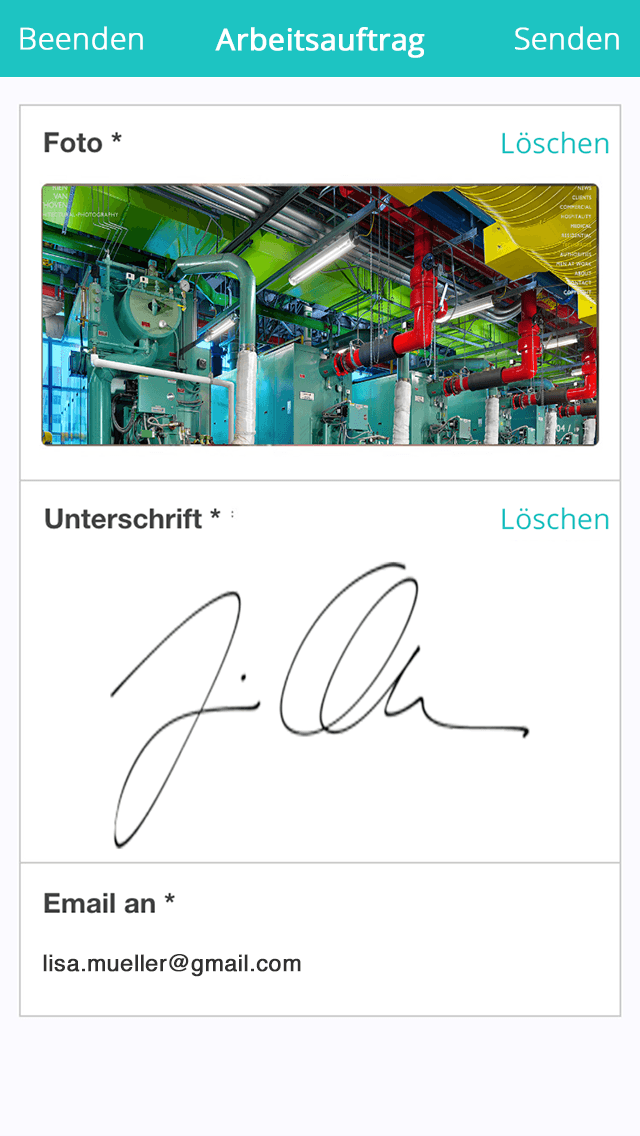 Elektronische Formulare
